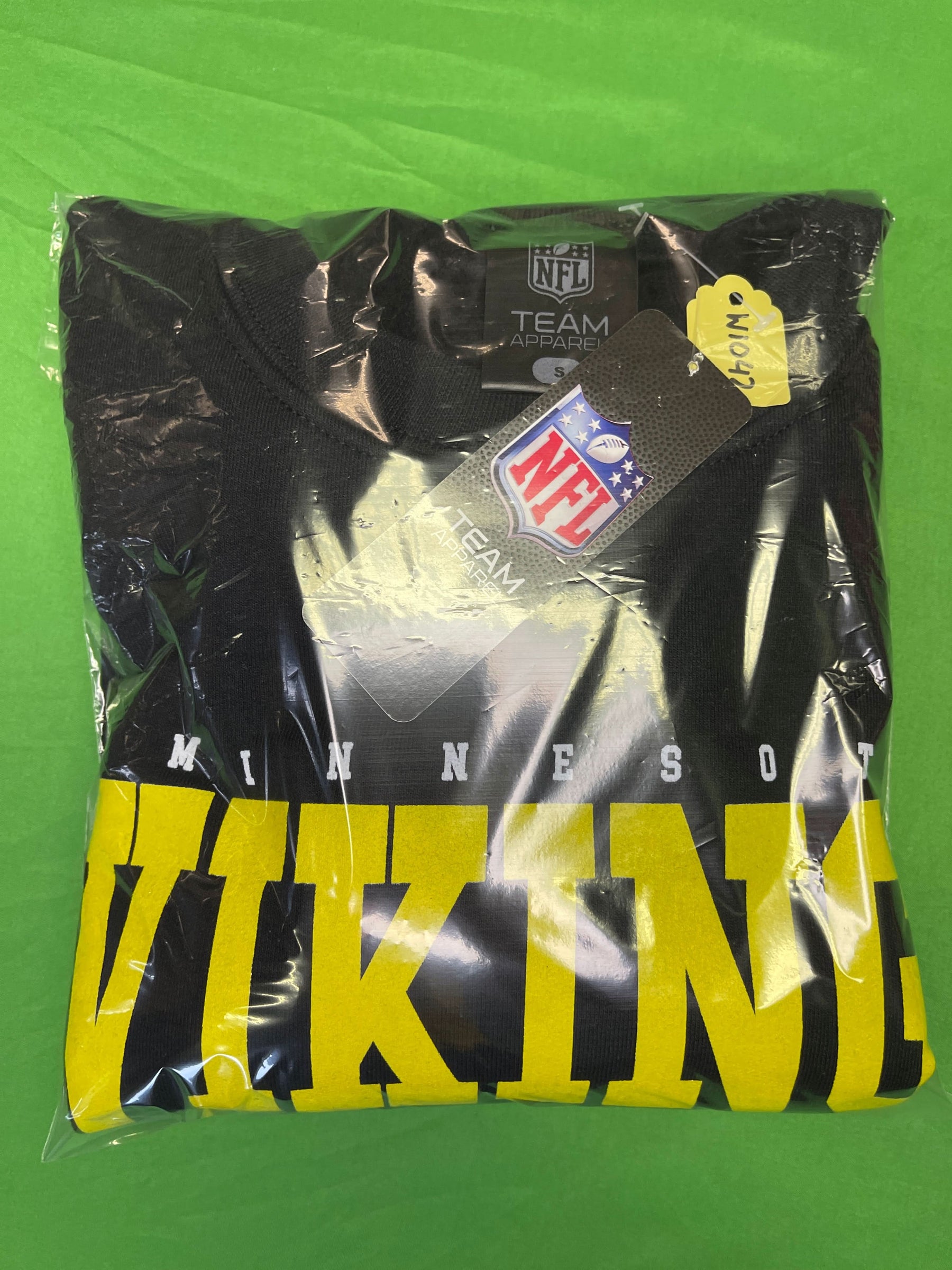 NFL Minnesota Vikings Black Pullover Sweatshirt Men's Small NWT