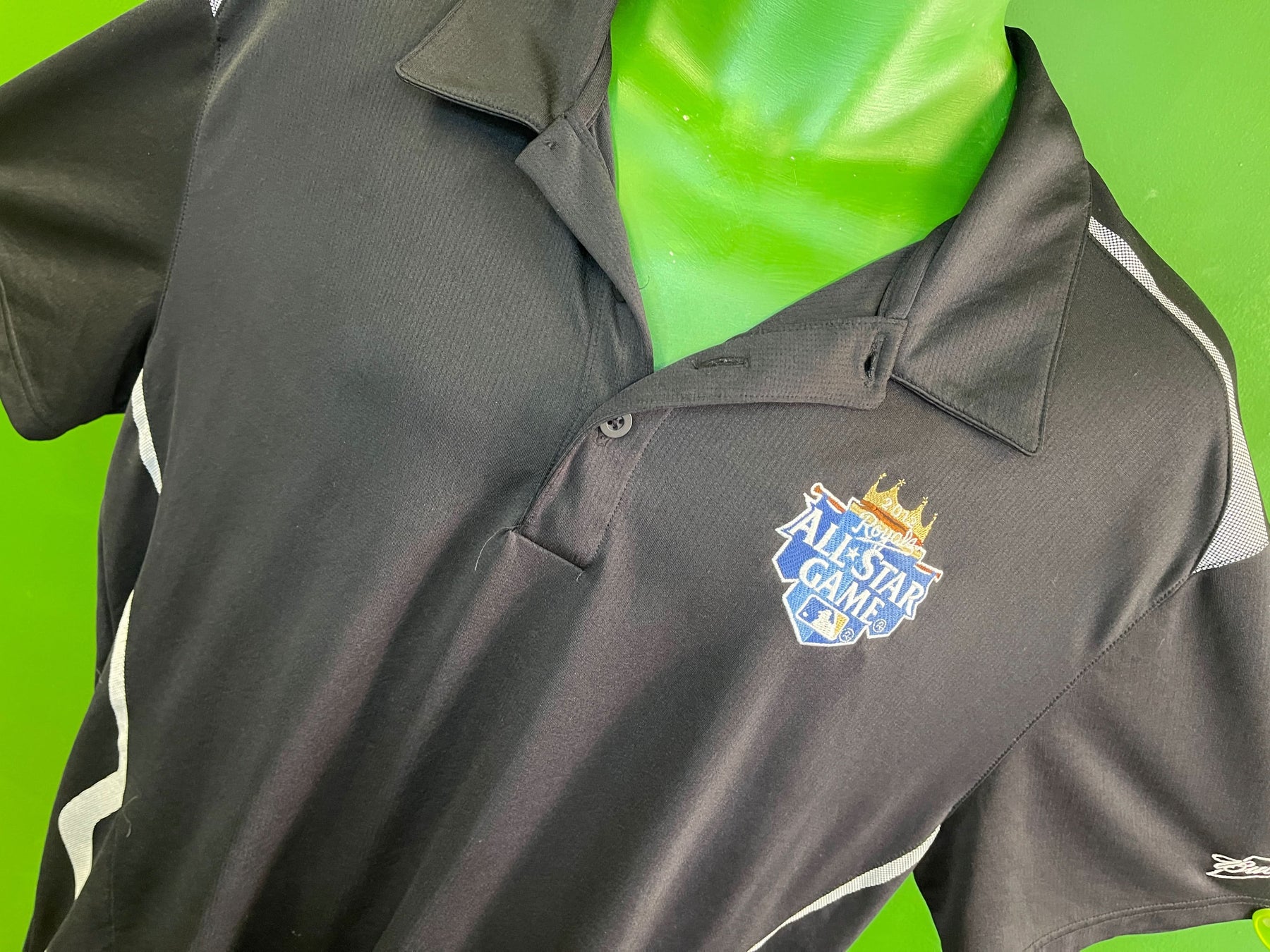 MLB Kansas City Royals 2012 All Star Game Black Golf Polo Shirt Men's 2X-Large
