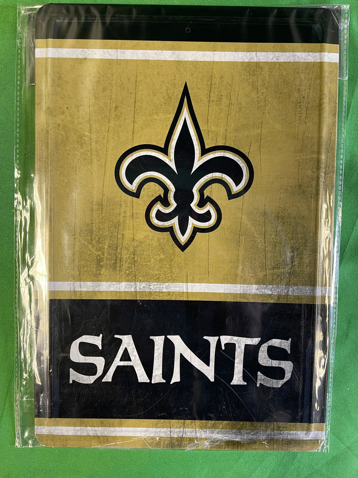 NFL New Orleans Saints 8" x 12" Team Tin Sign NWT