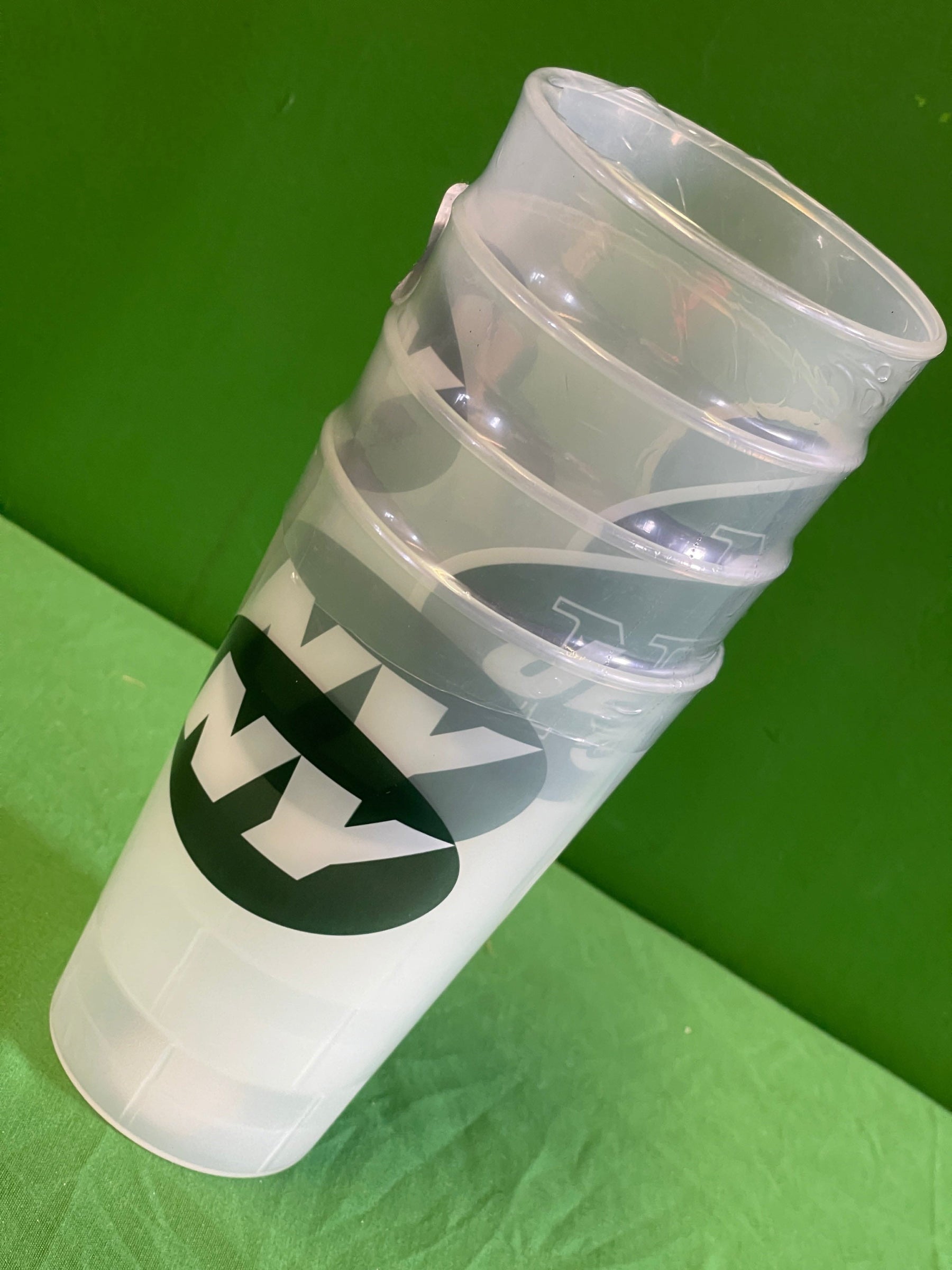 NFL New York Jets Set of 4 16-oz Acrylic Tumblers NWT