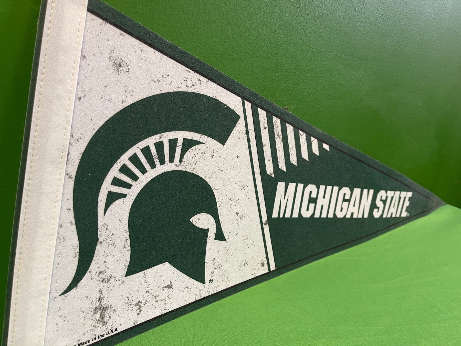 NCAA Michigan State Spartans Wincraft Pennant Fan Cave!