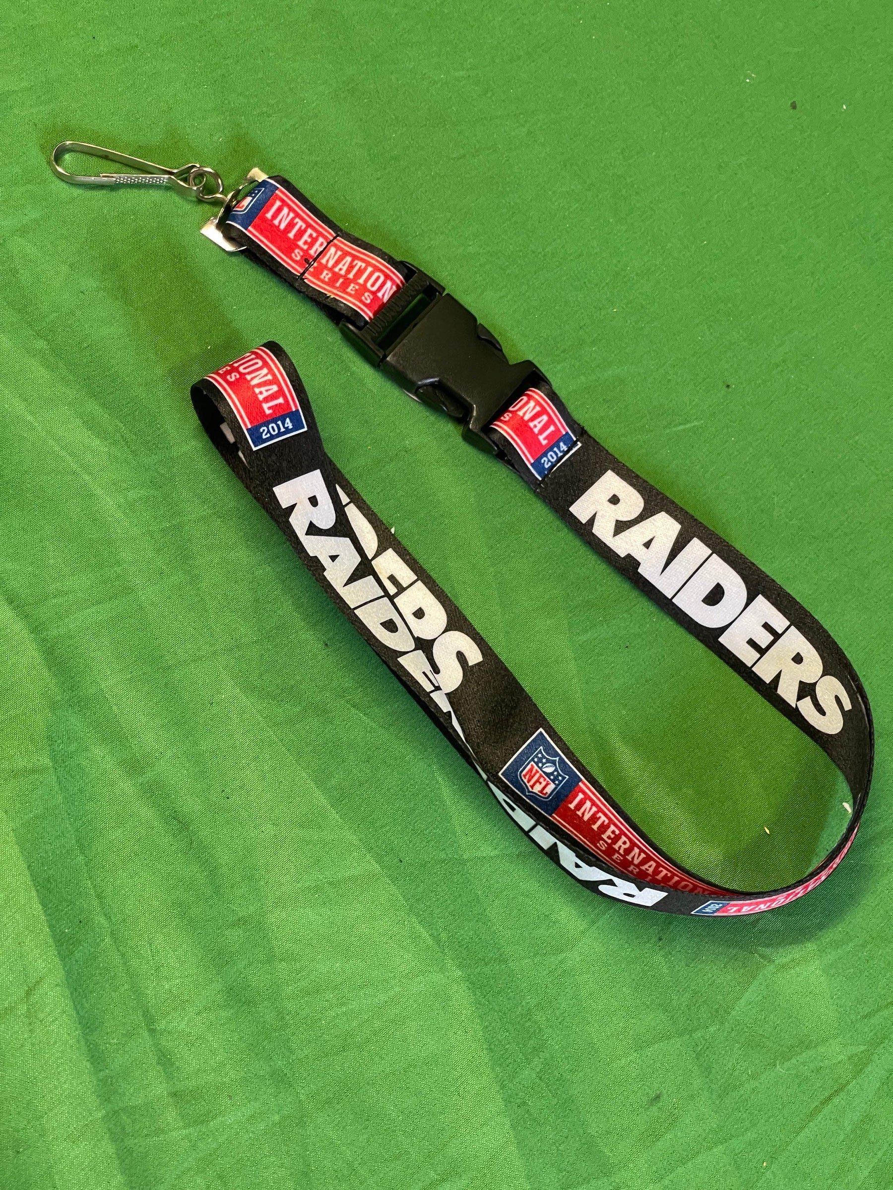 NFL Las Vegas Raiders 2014 International Series Lanyard