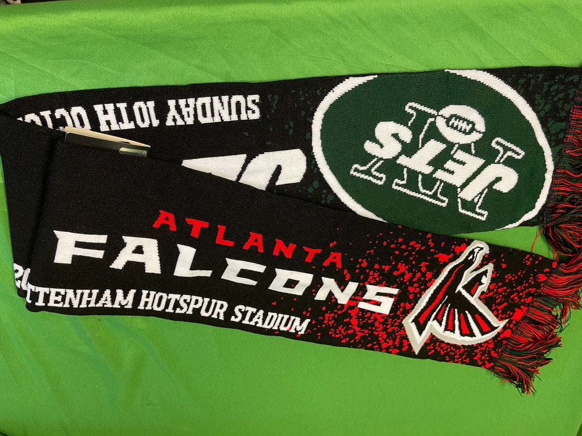NFL Atlanta Falcons vs New York Jets 2021 International Series Scarf NWT