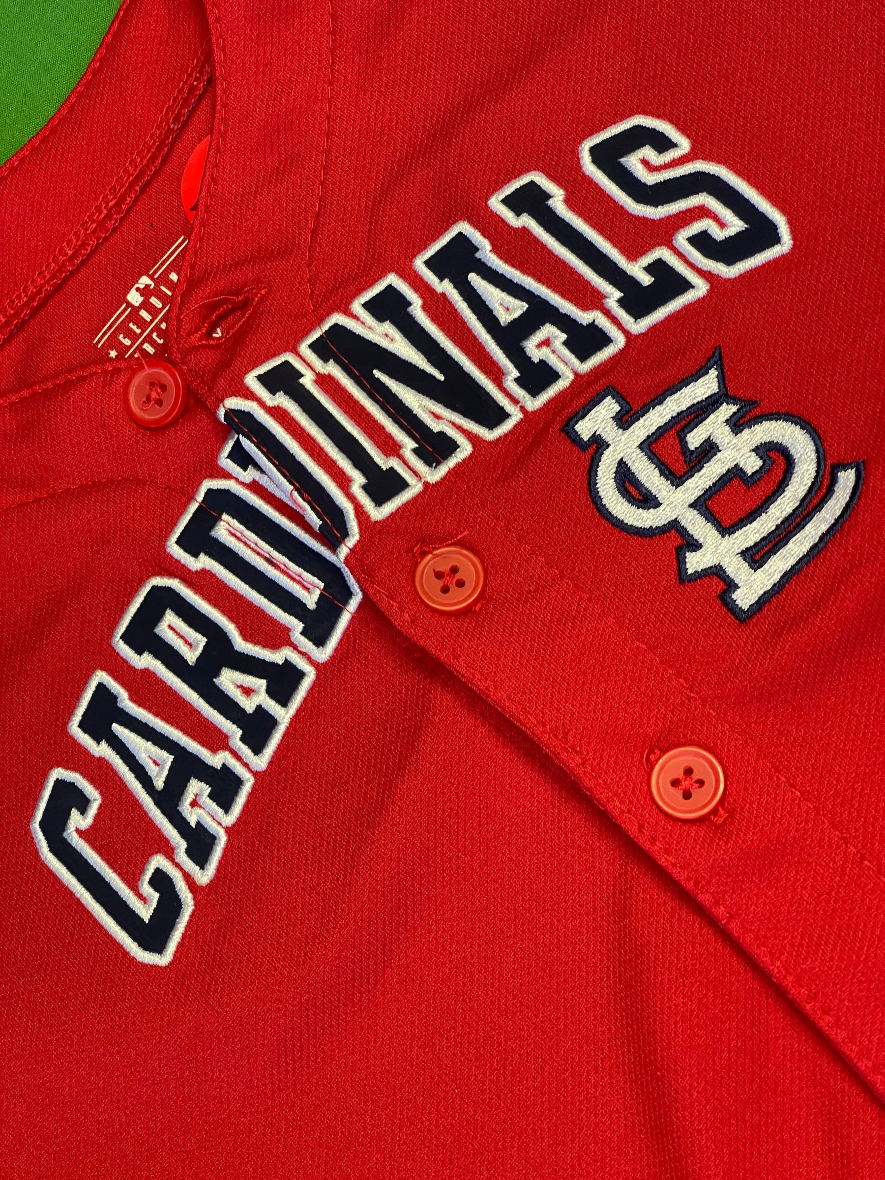 MLB St. Louis Cardinals Button-Up Baseball Jersey Youth X-Small 4T