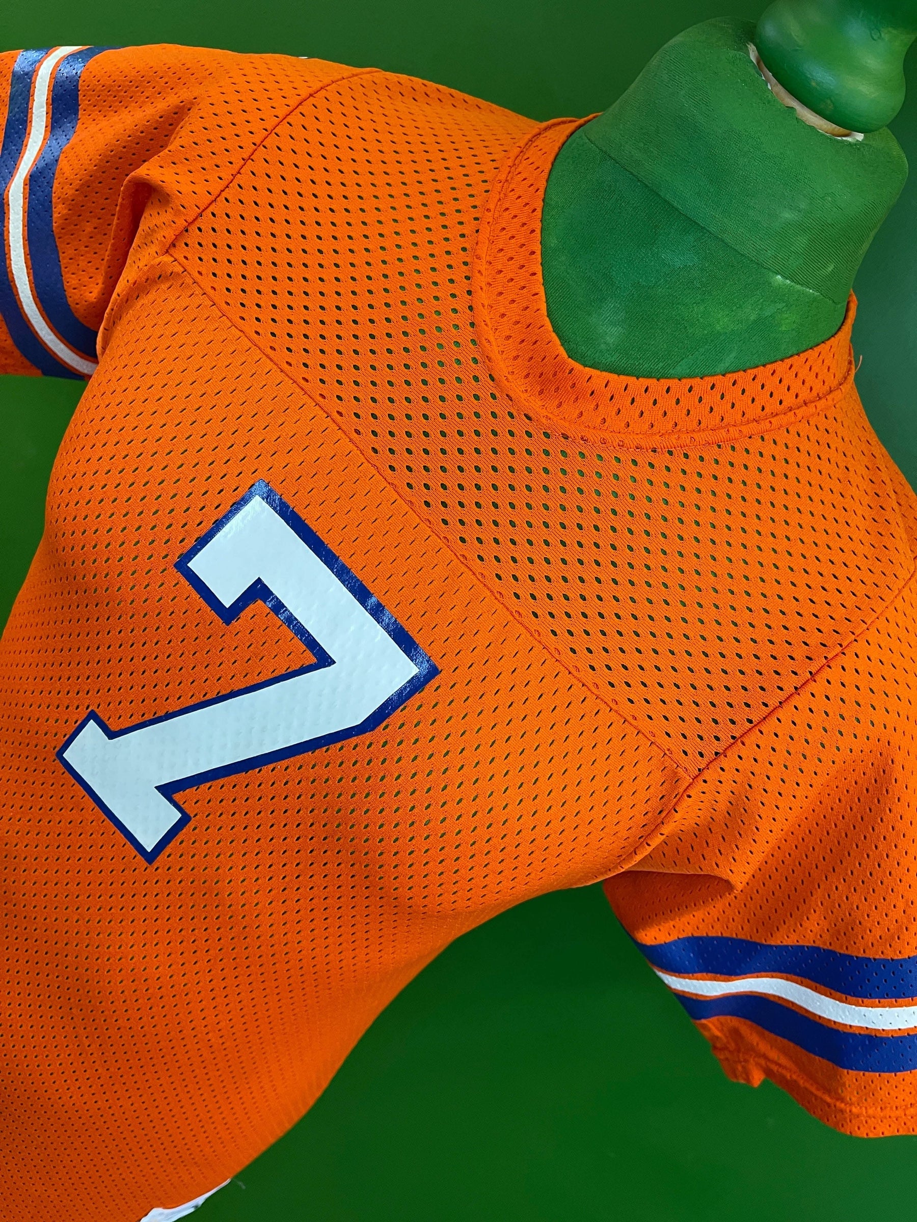 NFL Denver Broncos John Elway #7 Sand Knit Vintage Jersey Youth Medium/Large