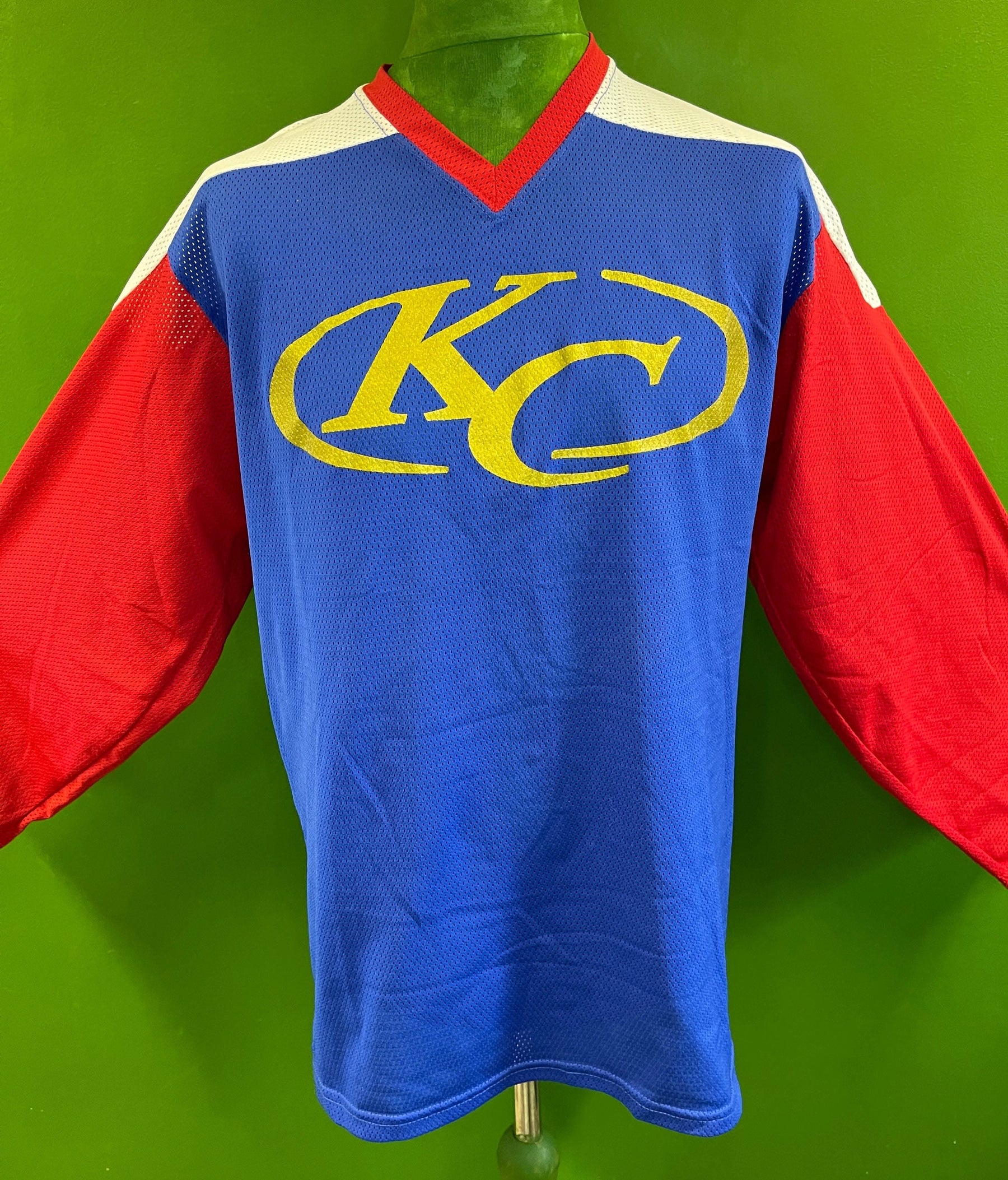Vintage Ice Hockey "KC" #48 Mesh Jersey Men's Medium