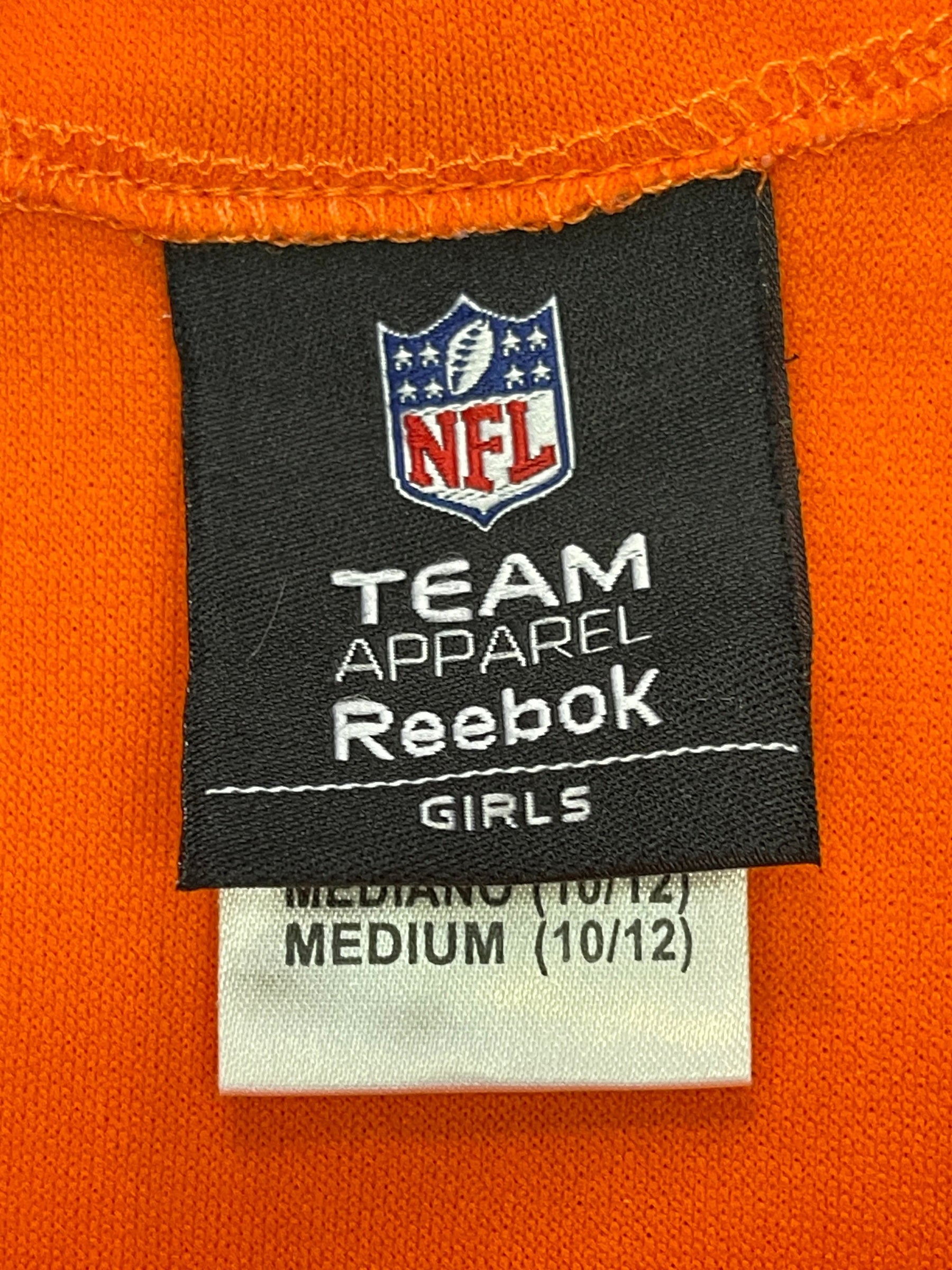 NFL Denver Broncos Reebok 2-piece Girls' Cheerleader Outfit Youth Medium 10-12