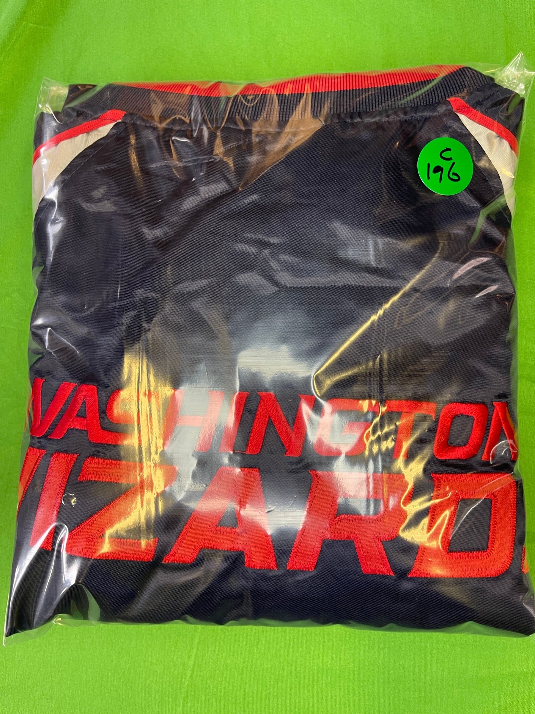 NBA Washington Wizards Majestic Like-New Bomber Jacket Men's Medium Tall