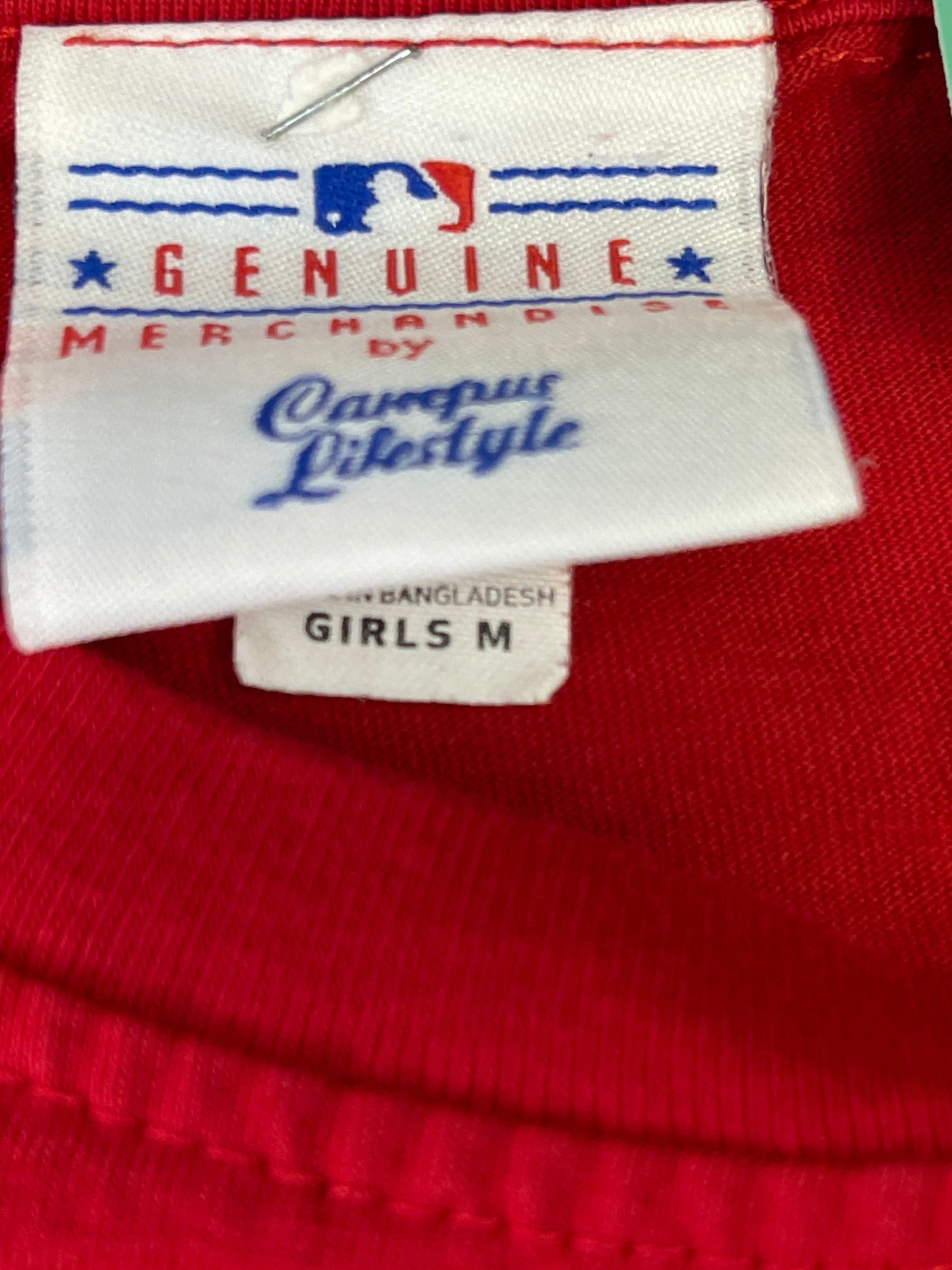 MLB St. Louis Cardinals Sparkly Girls' T-Shirt/Dress Youth X-Small