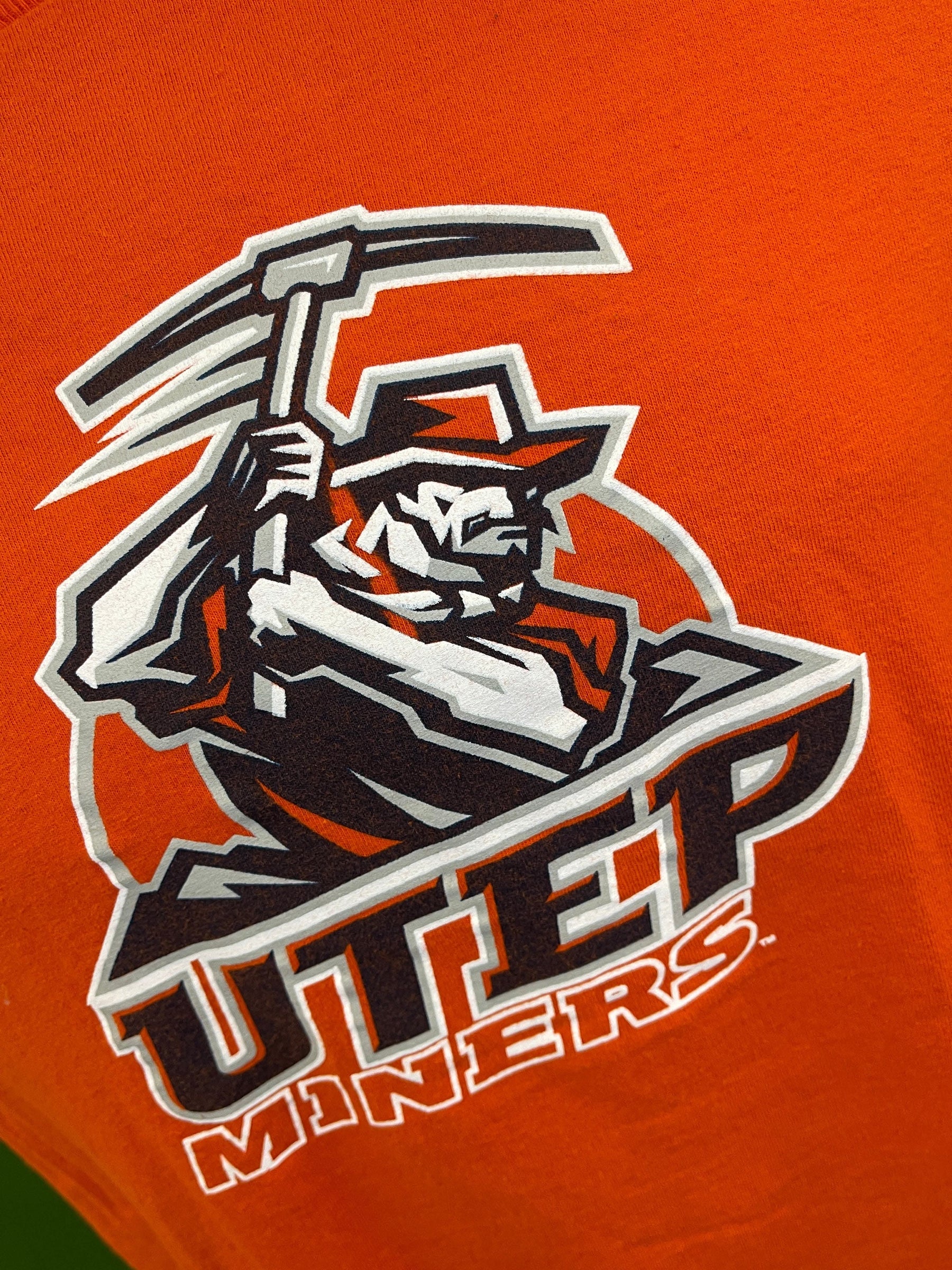 NCAA UTEP Miners Champion Orange T-Shirt Youth X-Large