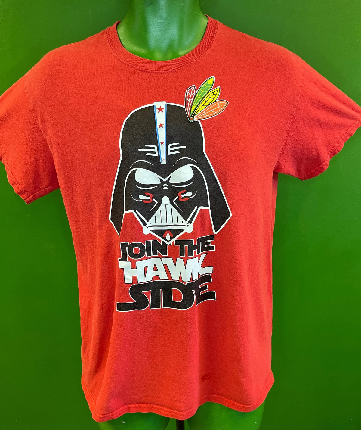 NHL Chicago Blackhawks Stars Wars "Join the Hawks Side" T-Shirt Men's Medium