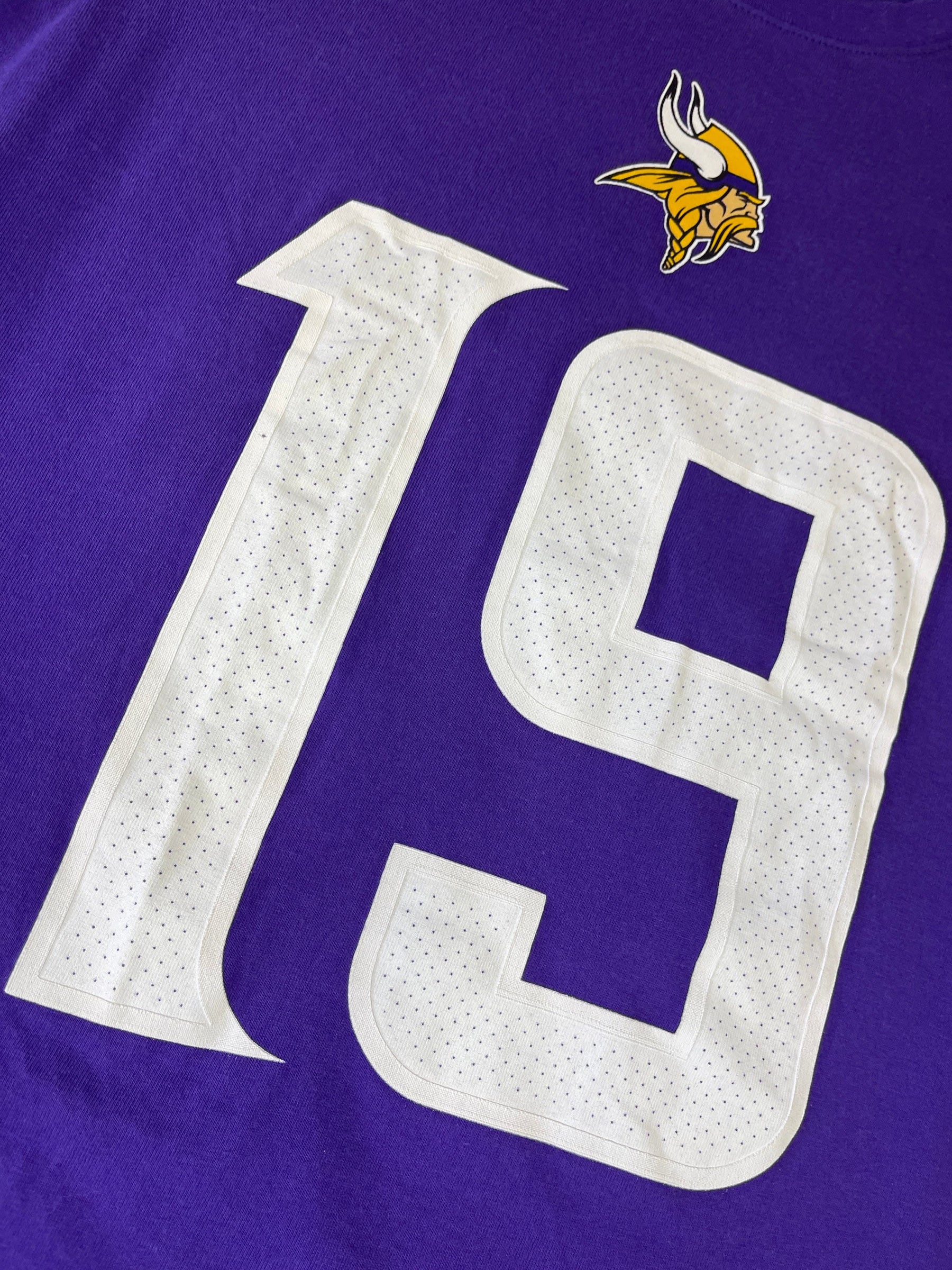 NFL Minnesota Vikings Adam Thielen #19 Dri-Fit T-Shirt Youth Medium 10-12