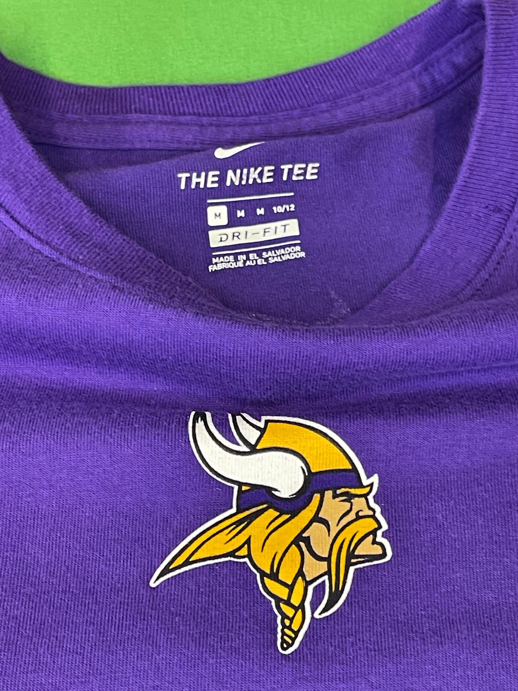 NFL Minnesota Vikings Adam Thielen #19 Dri-Fit T-Shirt Youth Medium 10-12