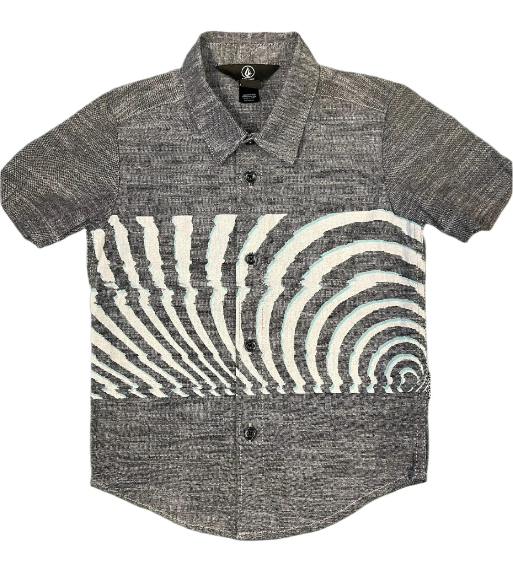 Volcom Hawaiian-Style Button-Up Shirt Youth X-Small 4T