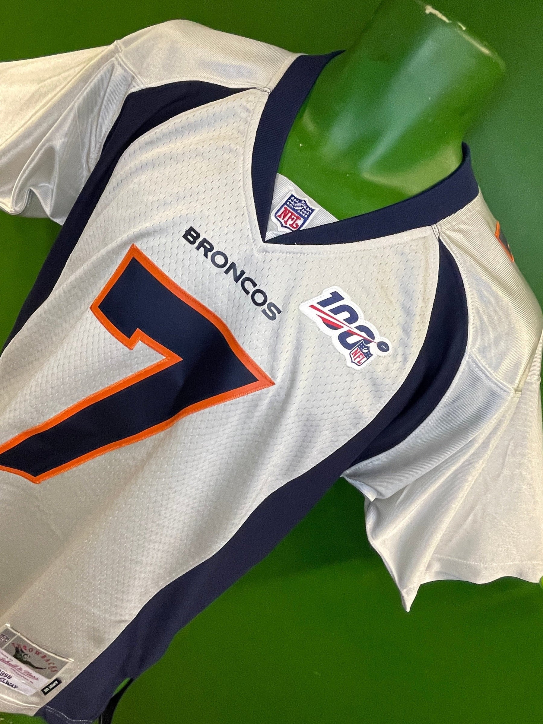 NFL Denver Broncos John Elway #7 Mitchell & Ness Legacy Jersey Men's Small NWT