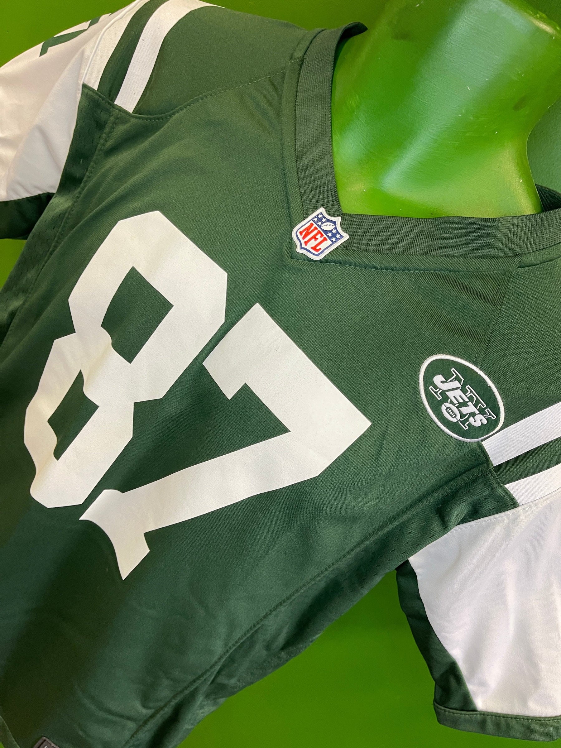 NFL New York Jets Eric Decker #87 Game Jersey Youth Large 14-16