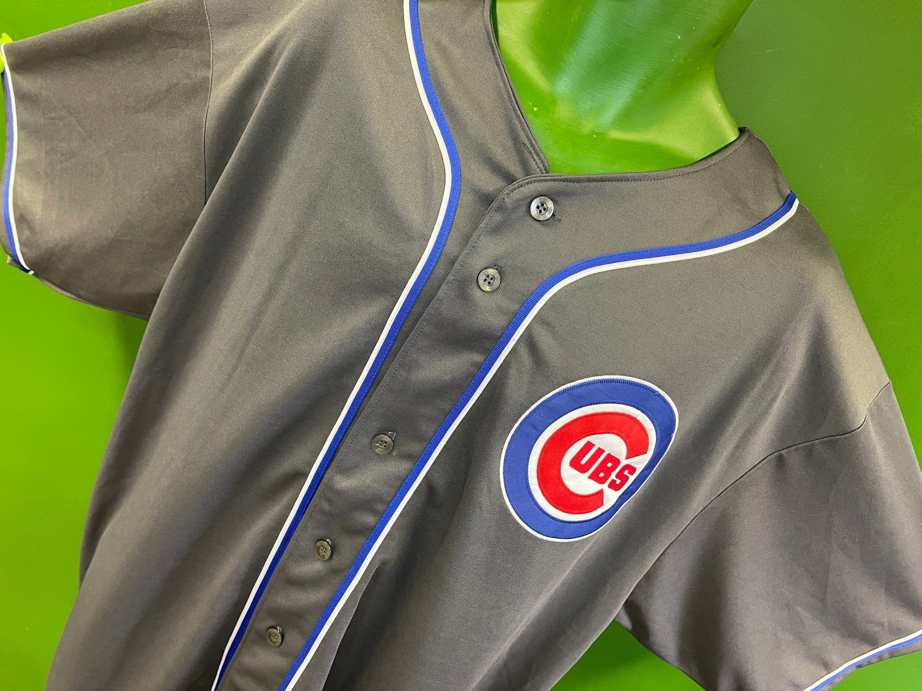 MLB Chicago Cubs Rizzo #44 Majestic Grey Jersey Men's 2X-Large Tall NWT