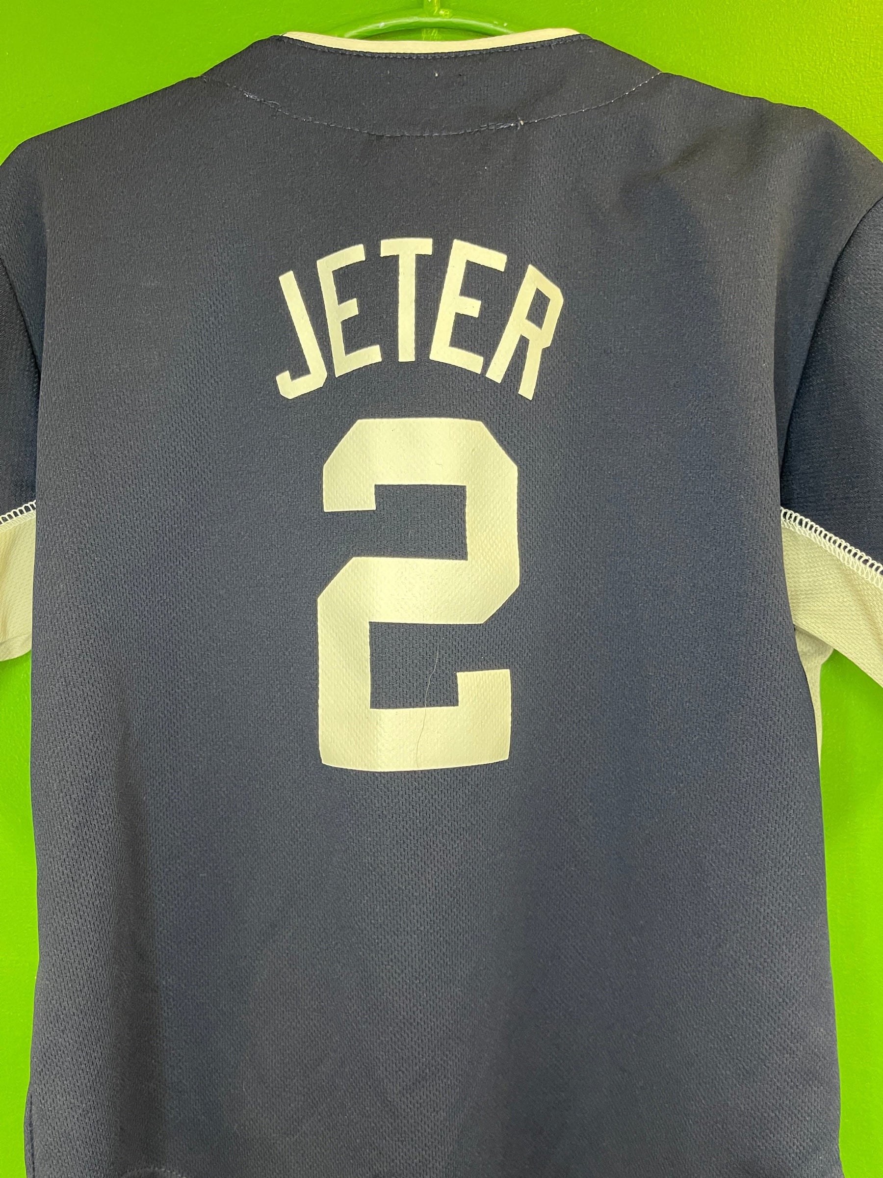 MLB New York Yankees Derek Jeter #2 Majestic Jersey Youth X-Small/Small 5-6