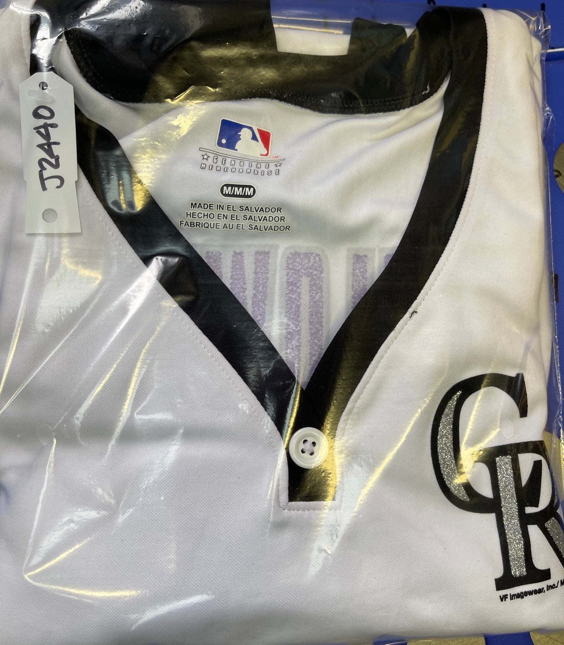 MLB Colorado Rockies Troy Tulowitzki #2 Jersey-Style T-Shirt Women's Medium