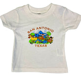 San Antonio Texas Farm Cartoon T-Shirt Infant Baby 12 Months