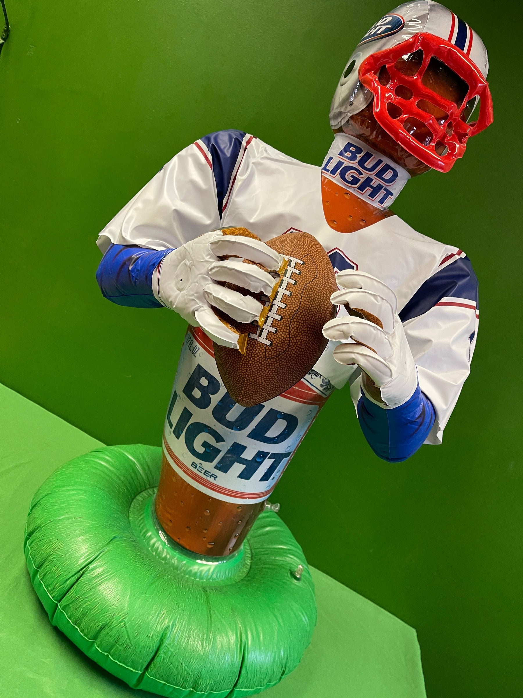 NFL NCAA American Football BUD LIGHT Inflatable Blow Up Player