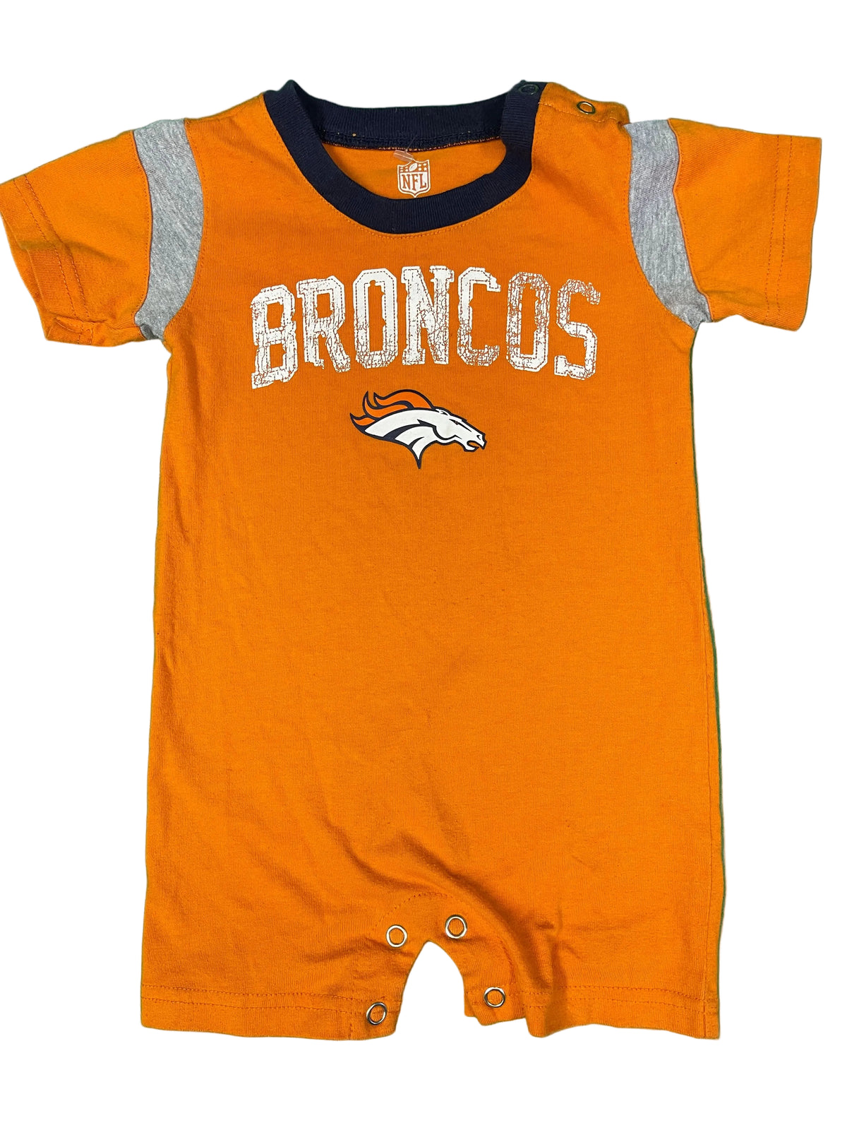 NFL Denver Broncos Playsuit/Romper Infant Toddler 12 Months