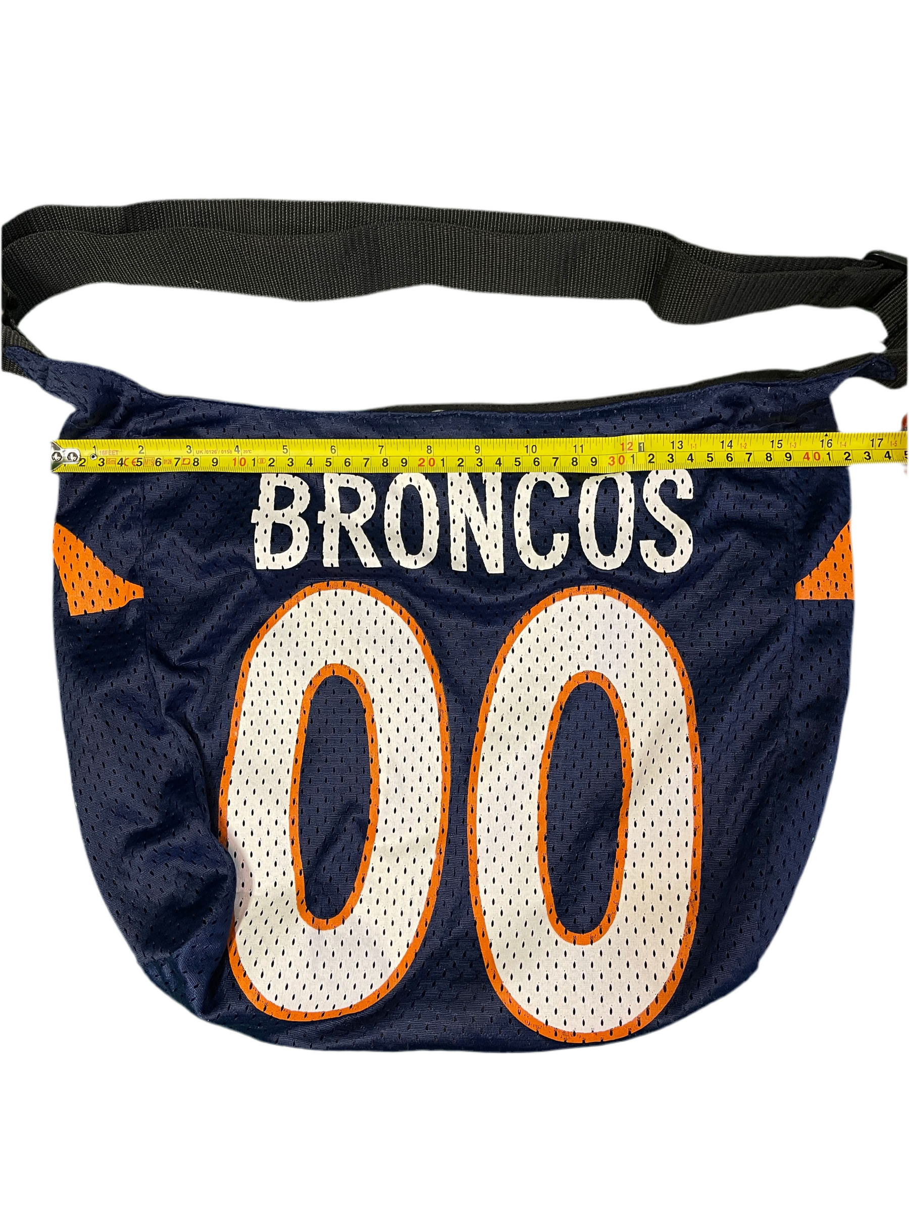 NFL Denver Broncos Jersey Material 12" x 12" Shoulder Bag