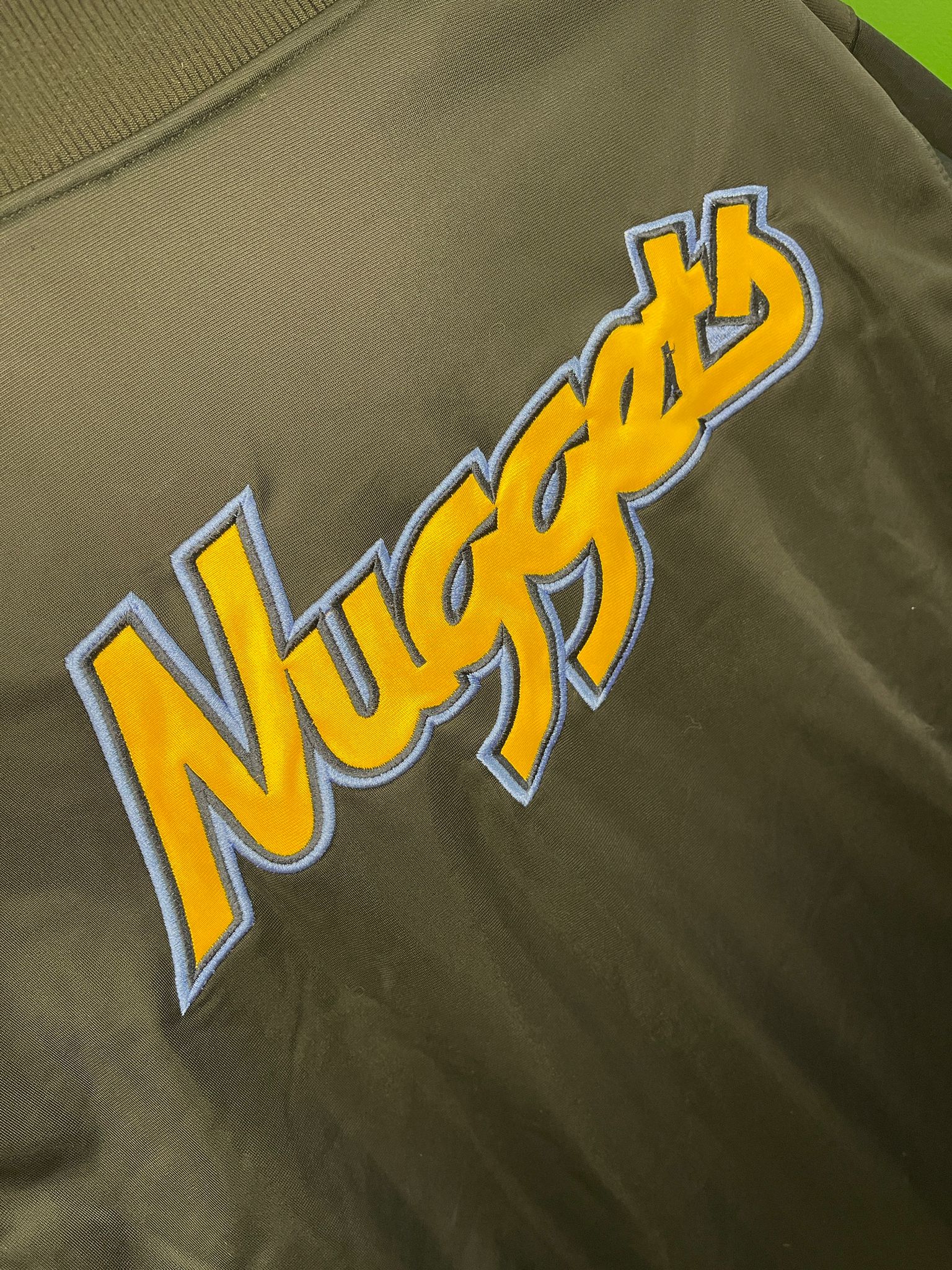 NBA Denver Nuggets Stitched Polyester Track Jacket Men's Large