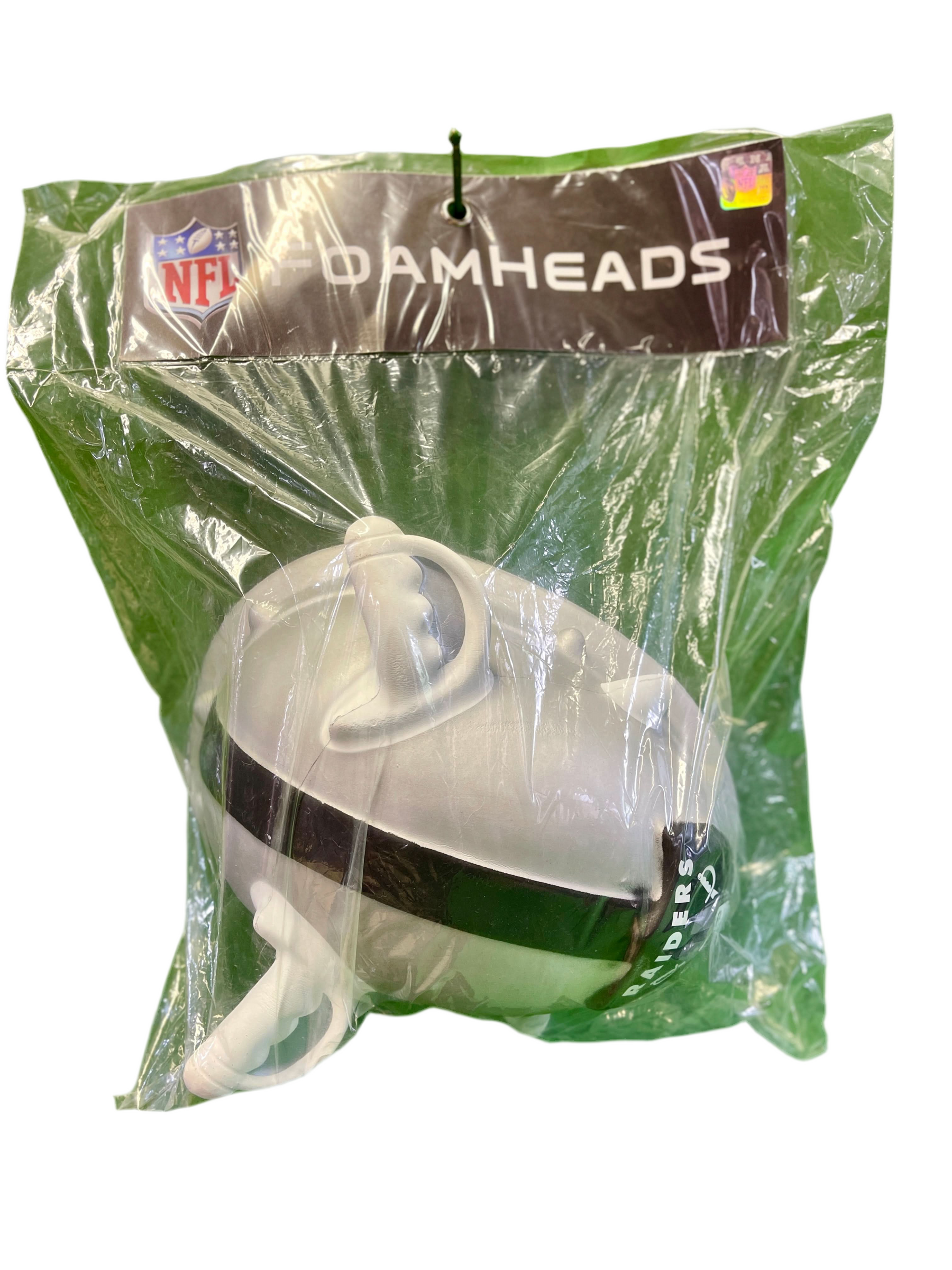 NFL Las Vegas Raiders Foamheads Foam Head NWT