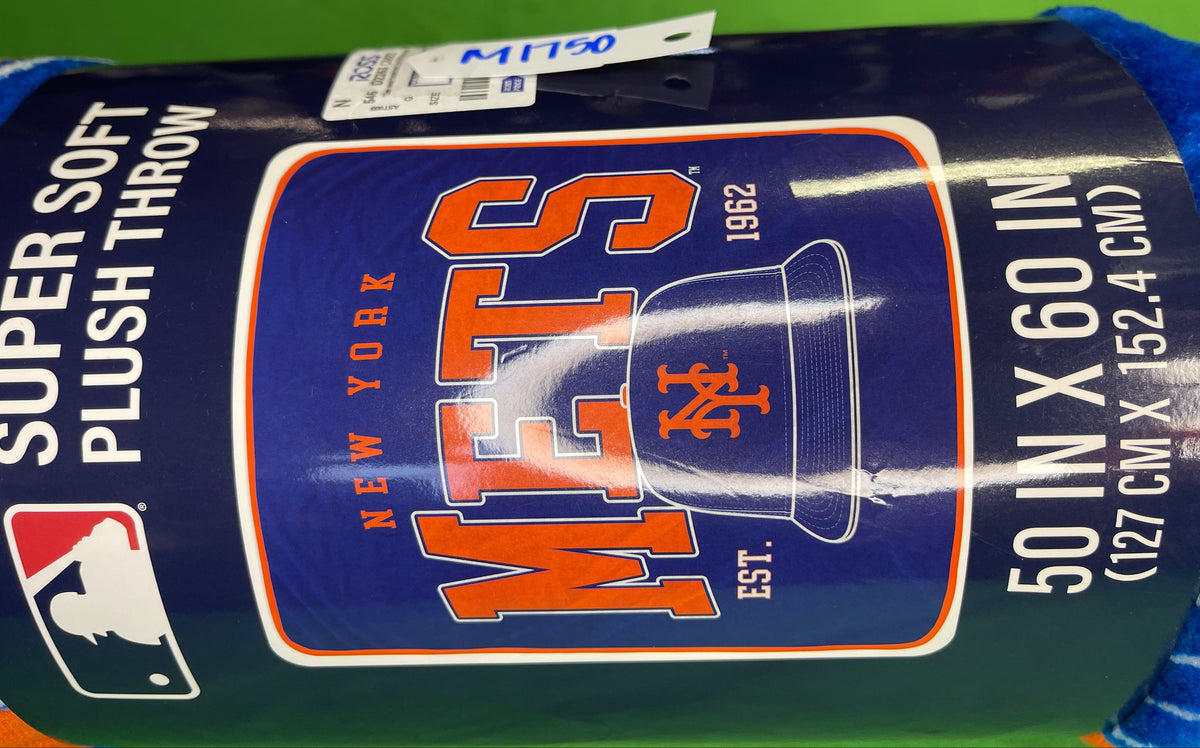 MLB New York Mets Soft Plush Throw Brand New NWT