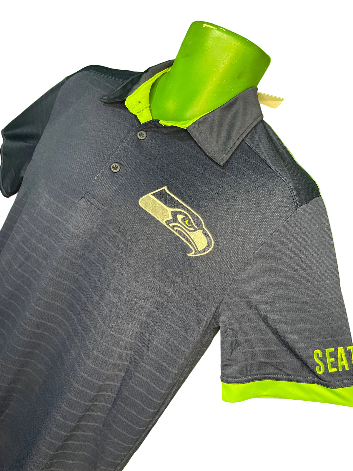 NFL Seattle Seahawks Lightweight Golf Polo Shirt Men's Medium