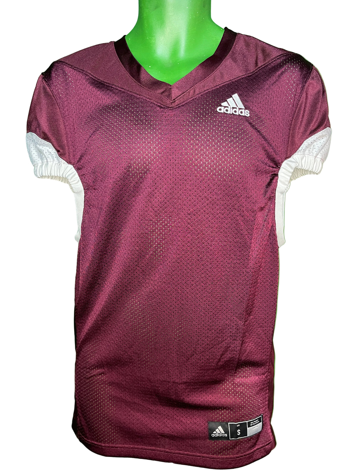 American Football Generic Maroon and White Jersey Men's Small