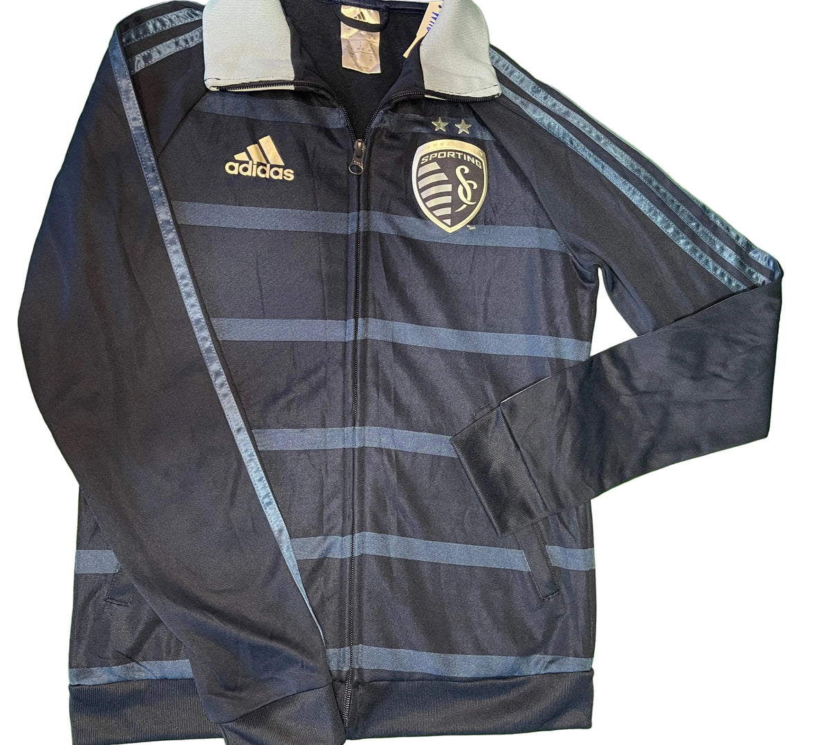MLS Sporting Kansas City Adidas Full Zip Jacket Women's Small