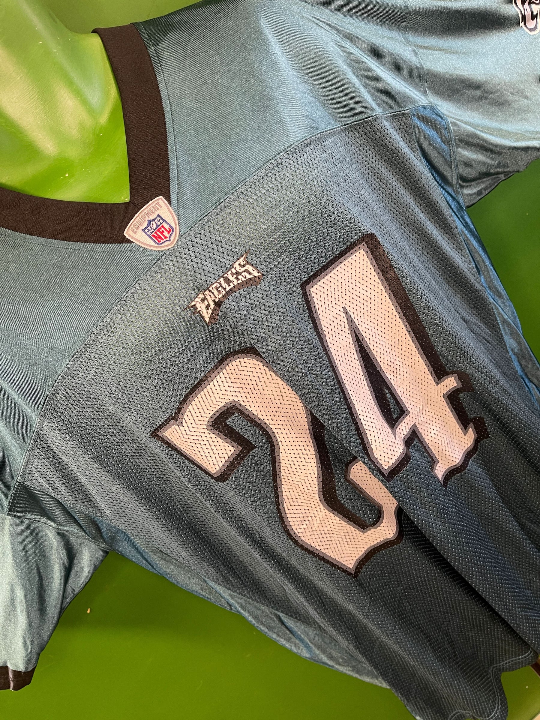 NFL Philadelphia Eagles Nnamdi Asomugha #24 On Field Jersey Men's 2X-Large