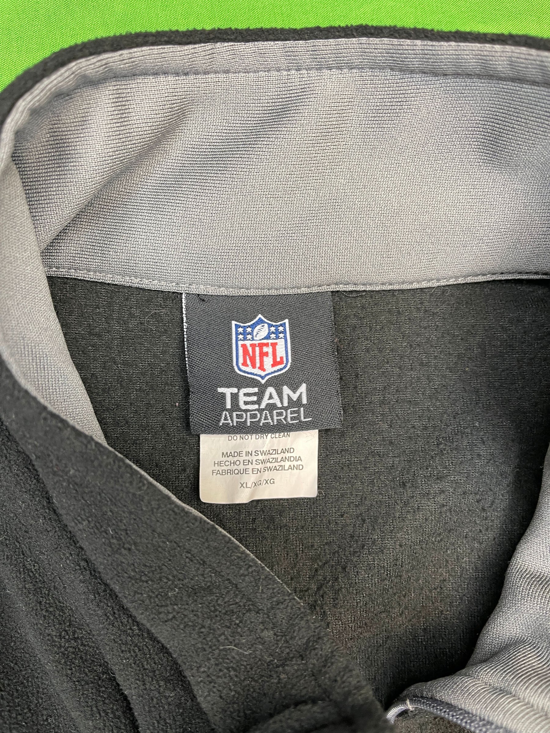 NFL Cleveland Browns Greyscale Fleece 1/4 Zip Pullover Men's X-Large