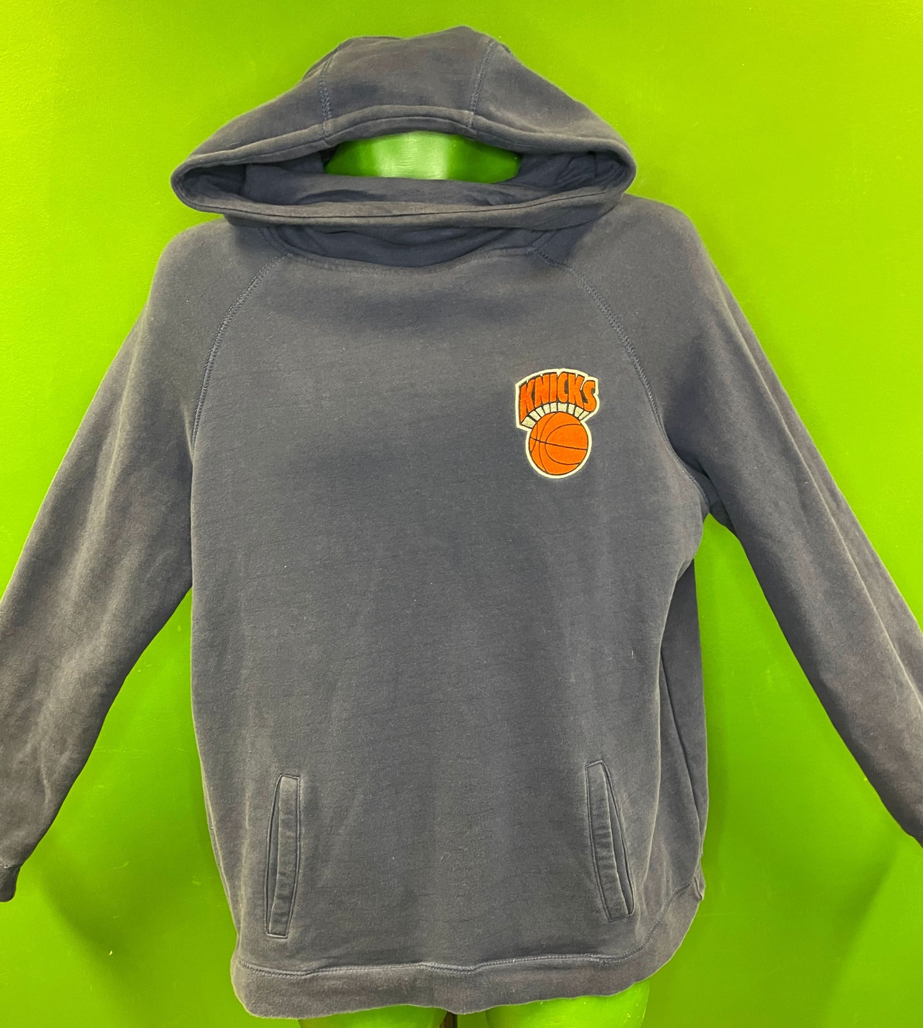 NBA New York Knicks Mitchell & Ness Embroidered Tube Neck Hoodie Youth X-Large