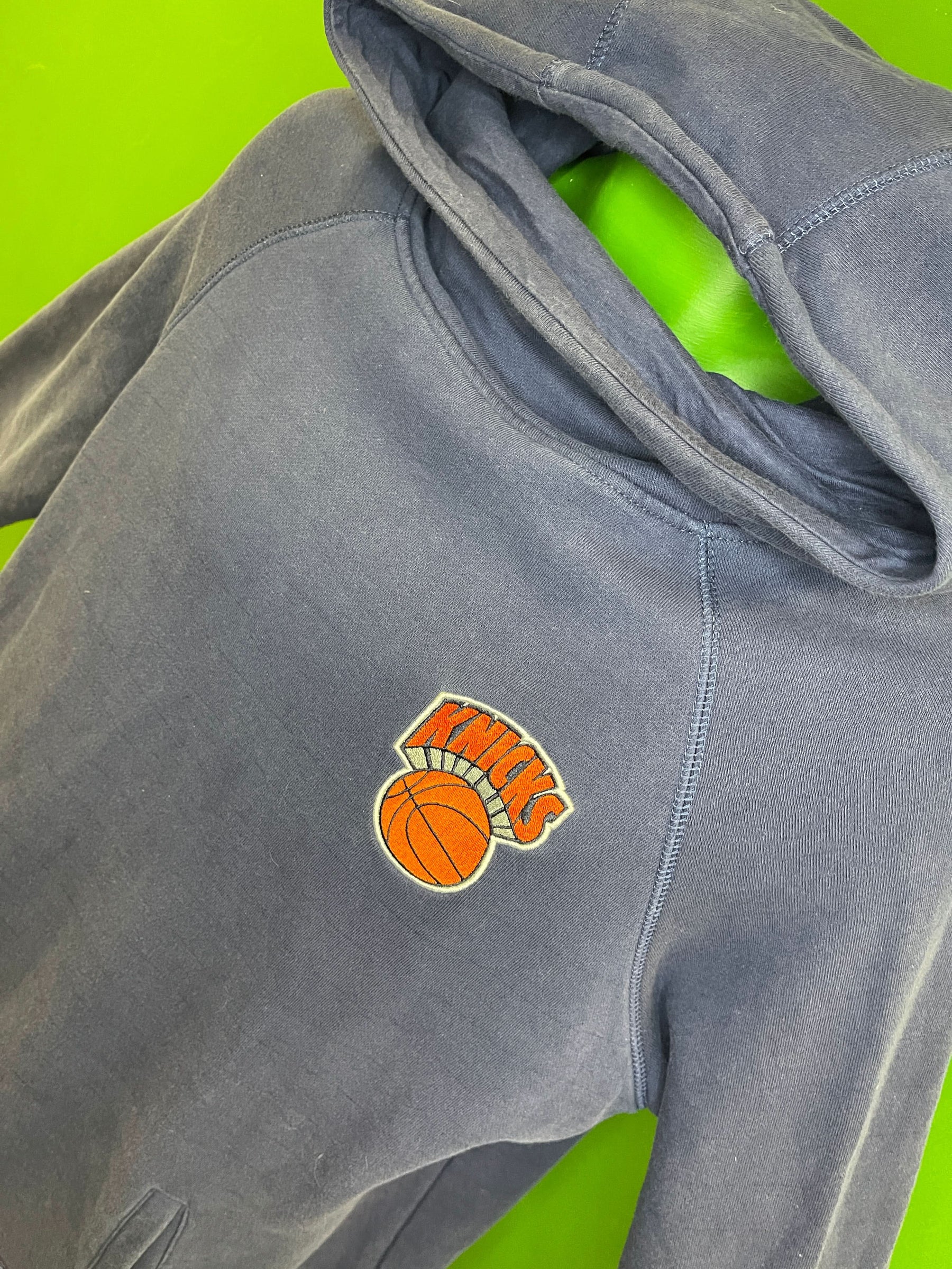 NBA New York Knicks Mitchell & Ness Embroidered Tube Neck Hoodie Youth X-Large