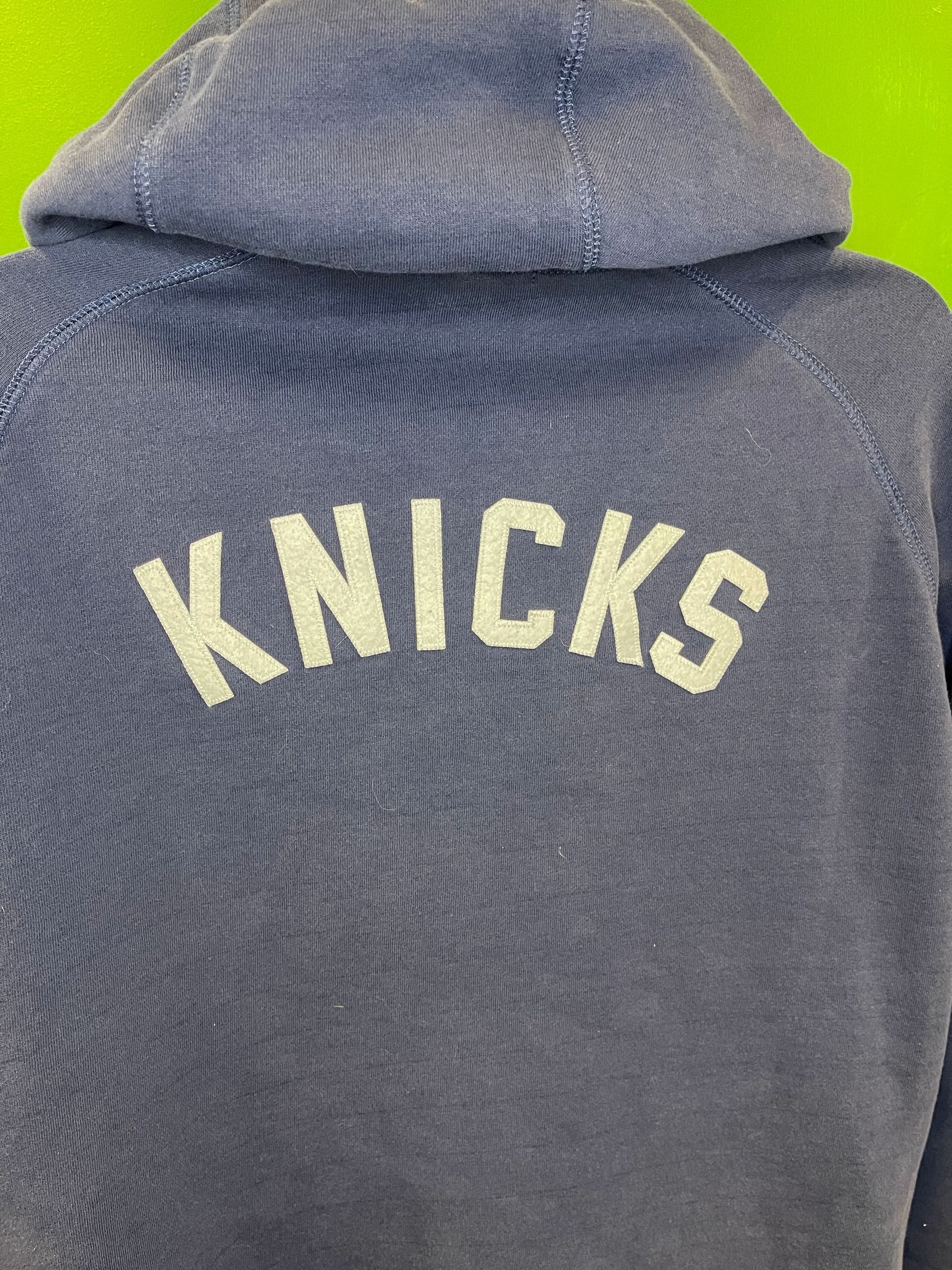 NBA New York Knicks Mitchell & Ness Embroidered Tube Neck Hoodie Youth X-Large