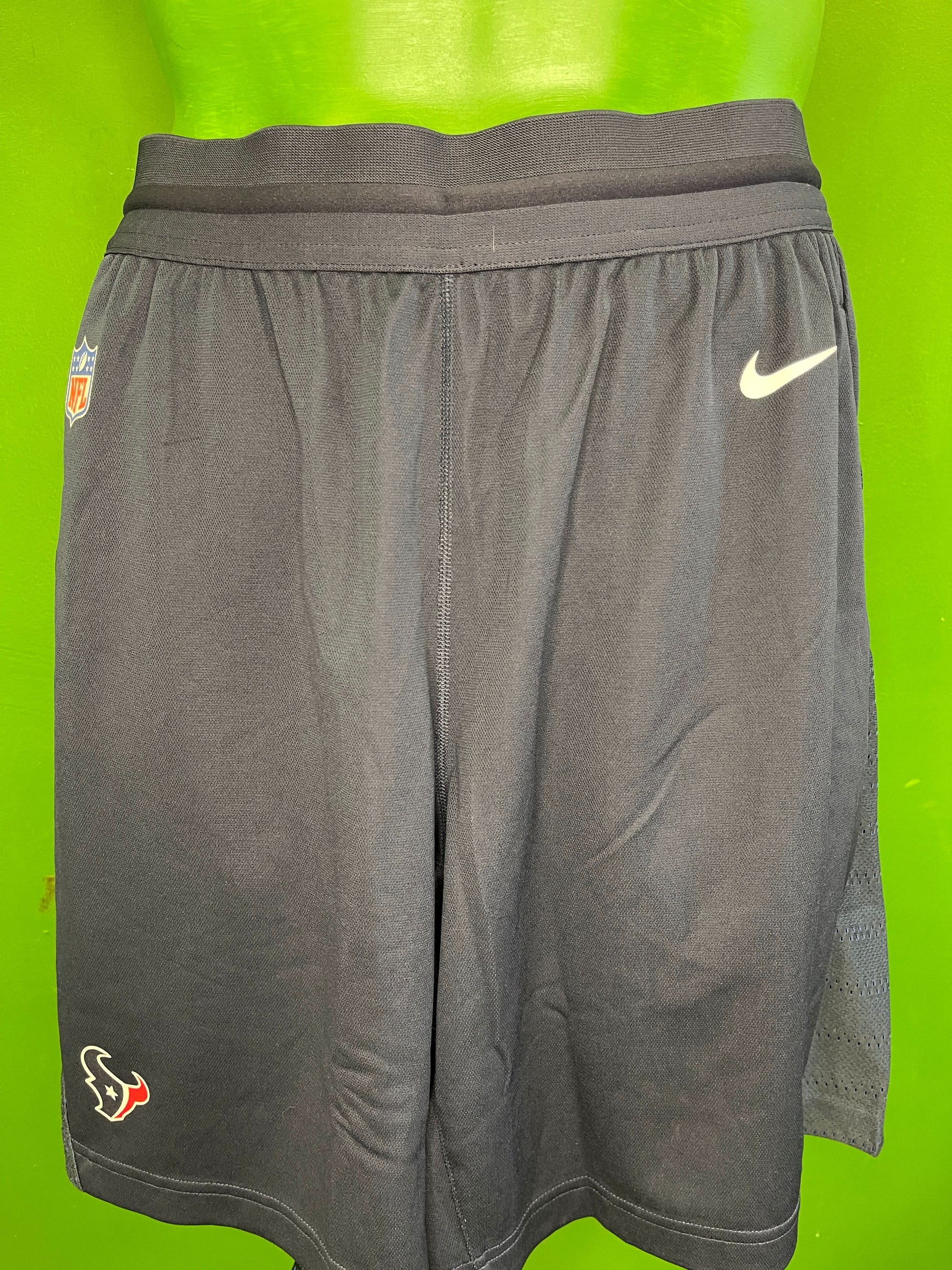 NFL Houston Texans Dri-Fit Blue Mesh Shorts Men's X-Large NWT