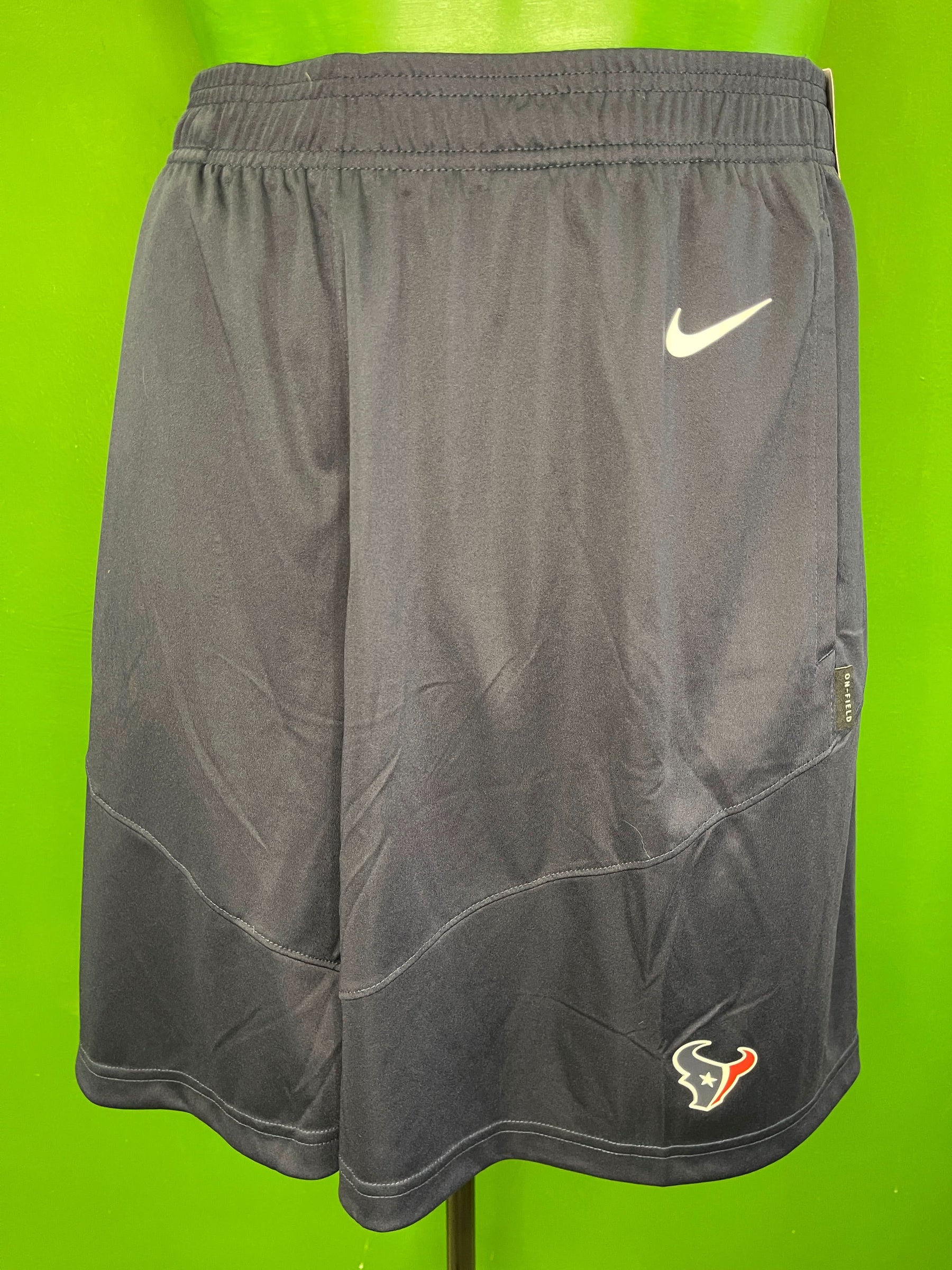 NFL Houston Texans Dri-Fit Blue Shorts Men's X-Large NWT