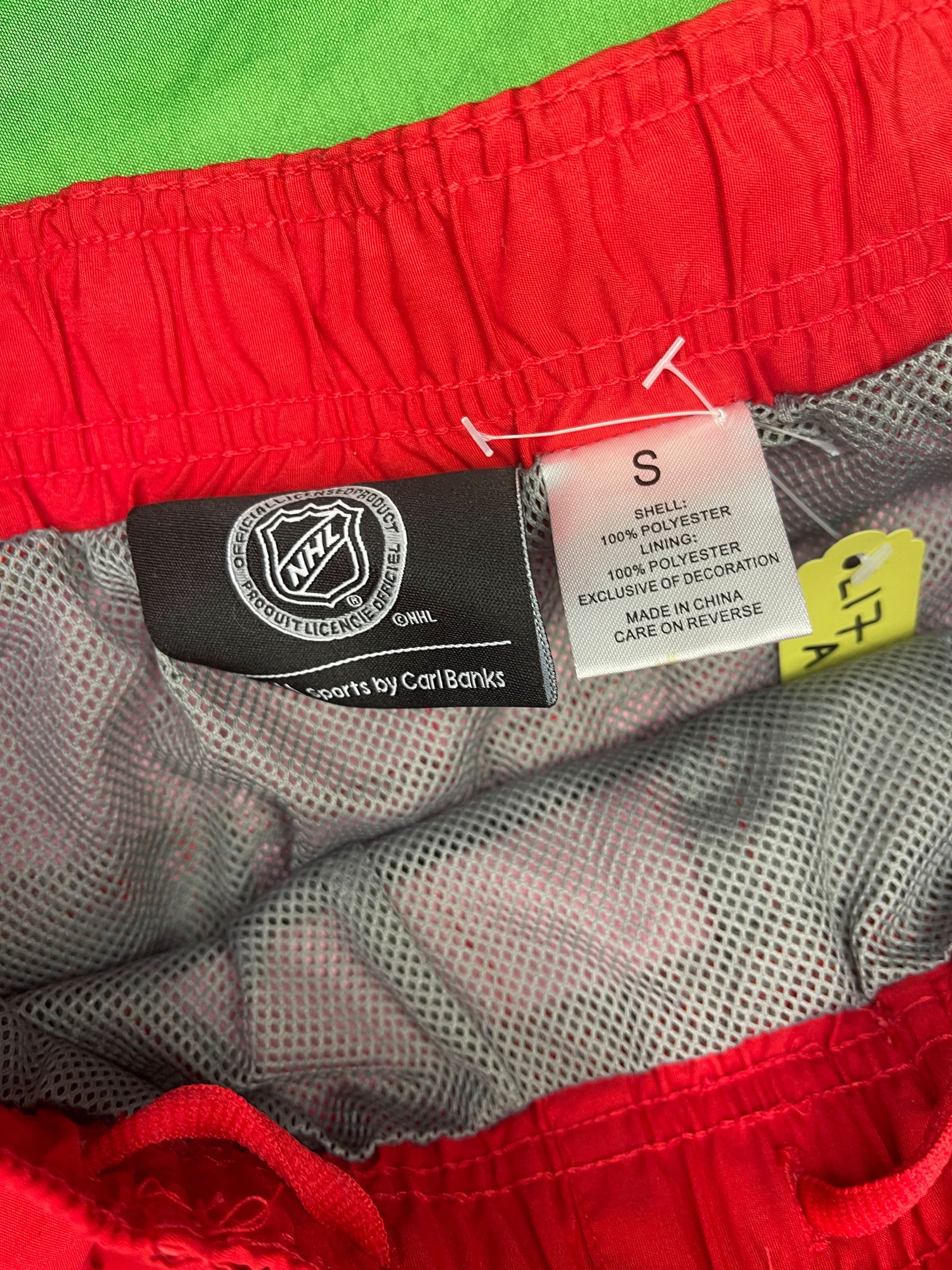 NHL Detroit Red Wings GIII Red Swimming Shorts/Trunks Men's Small