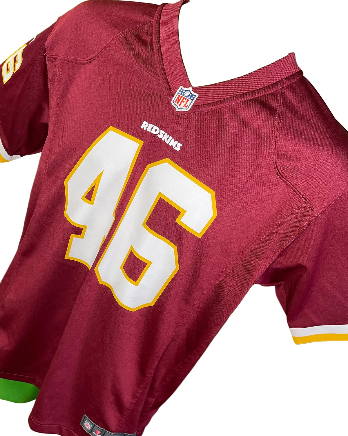 NFL Washington Commanders (Redskins) Morris #46 Game Jersey Youth Large 14-16