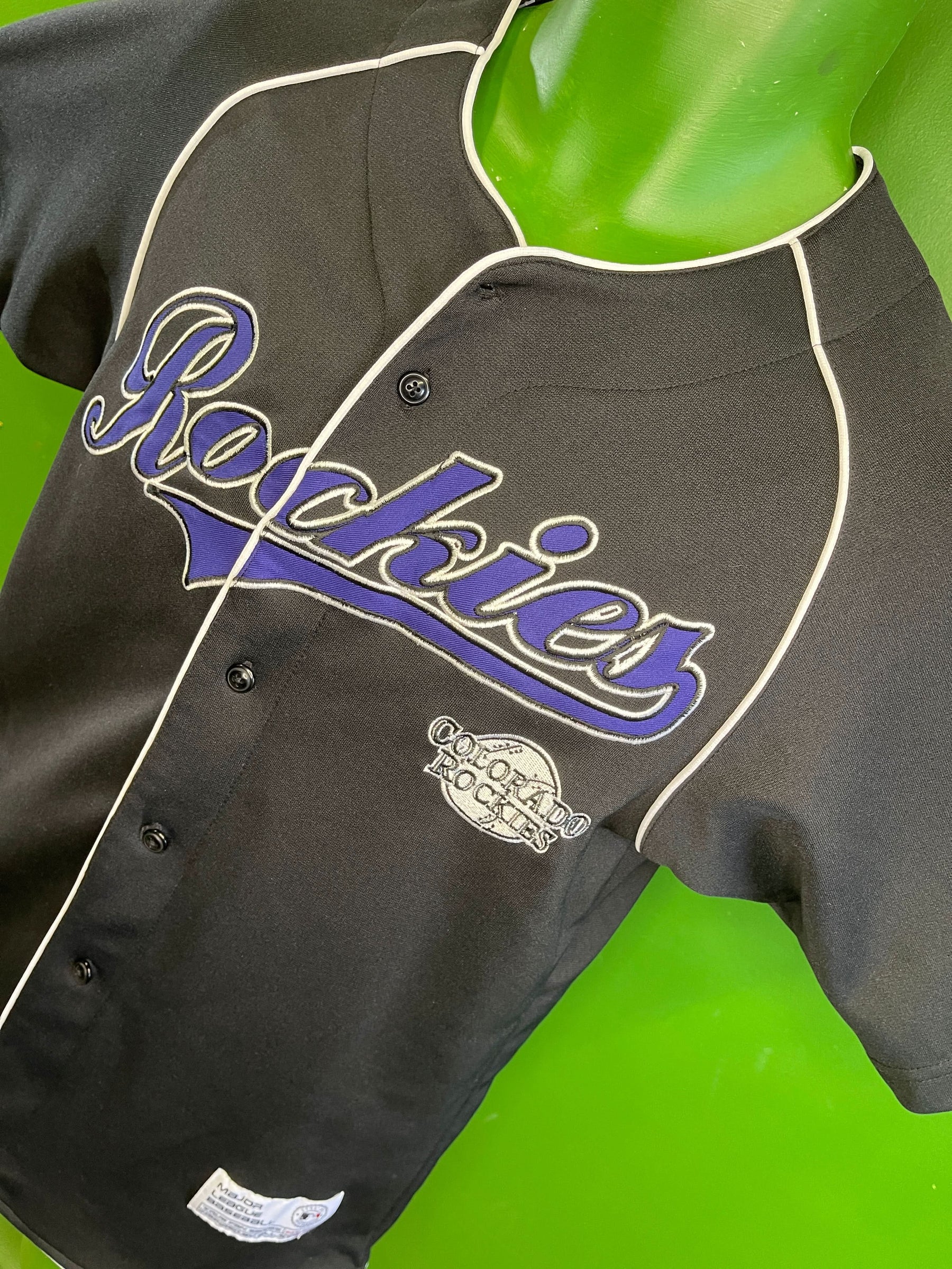 MLB Colorado Rockies True Fan Stitched Jersey Youth Medium/Large 12-14