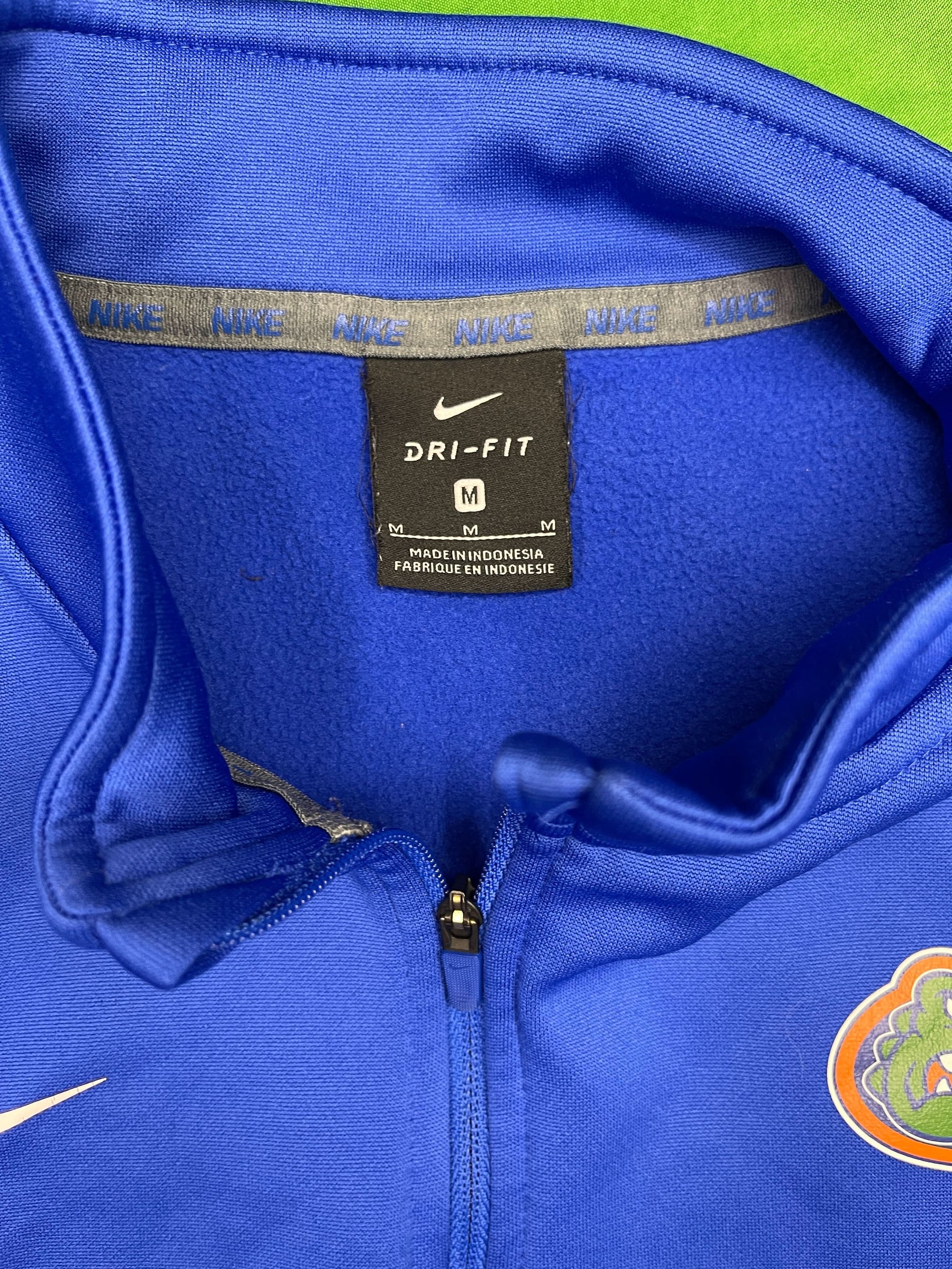 NCAA Florida Gators Dri-Fit Blue 1/4-Zip Pullover Youth Medium
