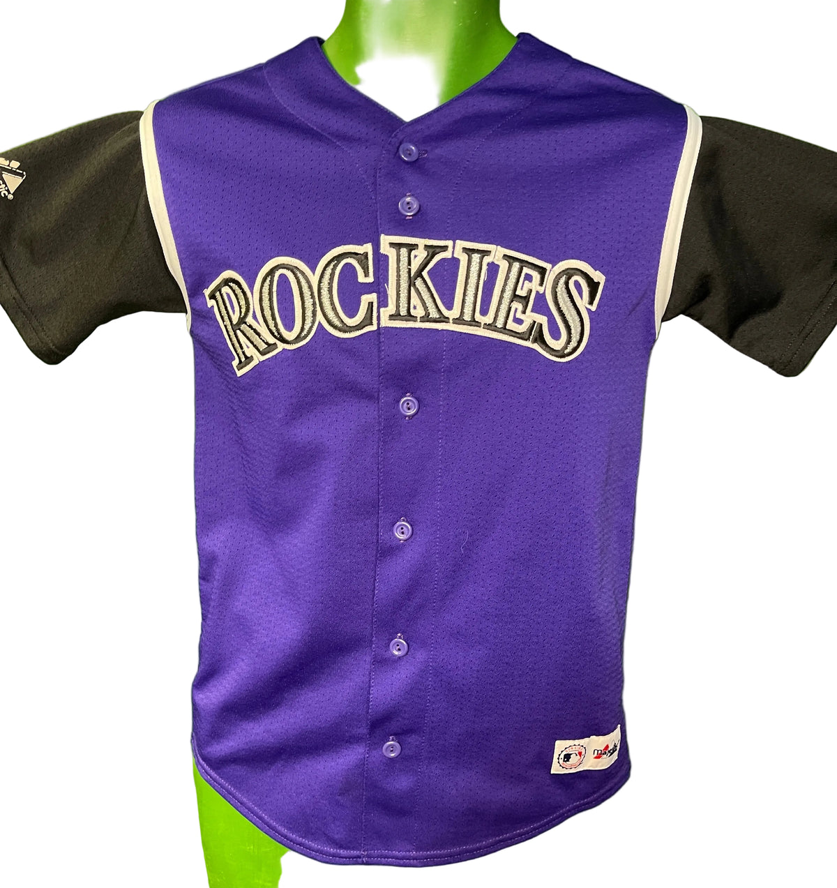 MLB Colorado Rockies Majestic Jersey Youth Large