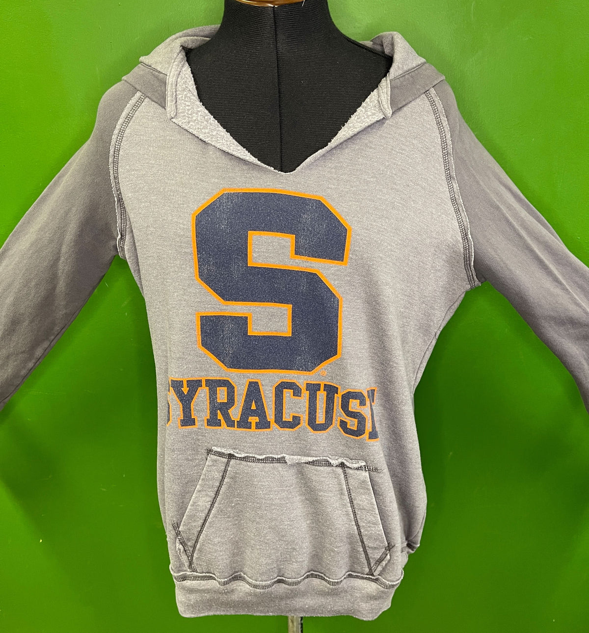 NCAA Syracuse Orange Distressed Style Pullover Hoodie Women's X-Small