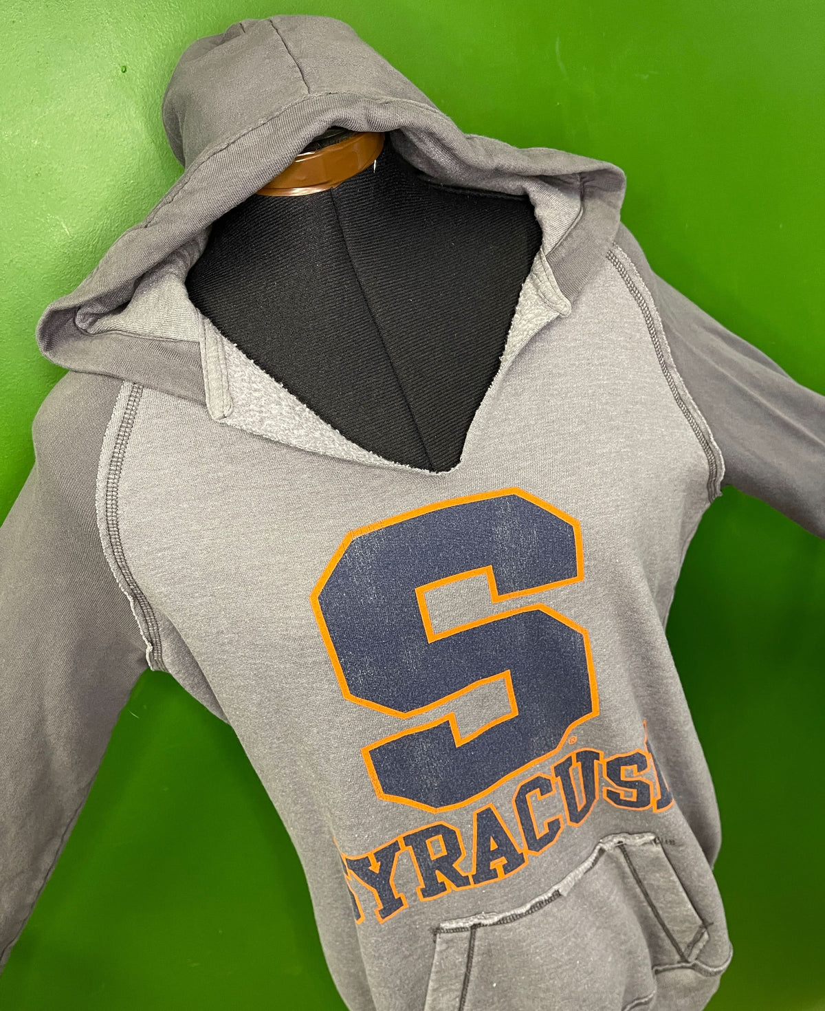 NCAA Syracuse Orange Distressed Style Pullover Hoodie Women's X-Small