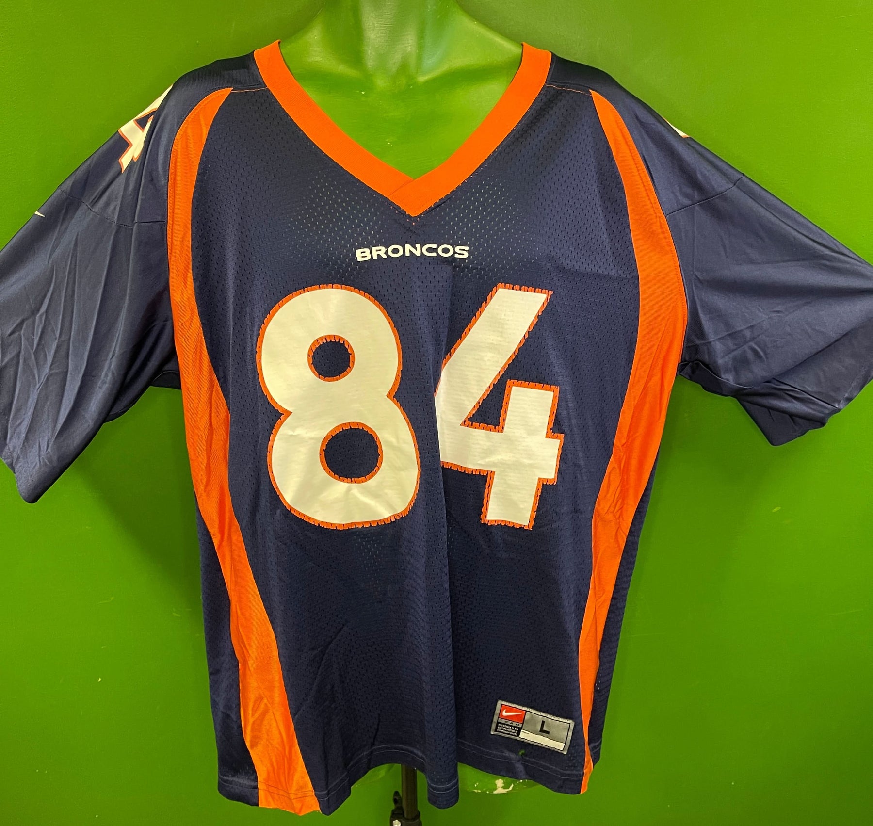 NFL Denver Broncos Shannon Sharpe #84 Vintage Jersey Men's Large