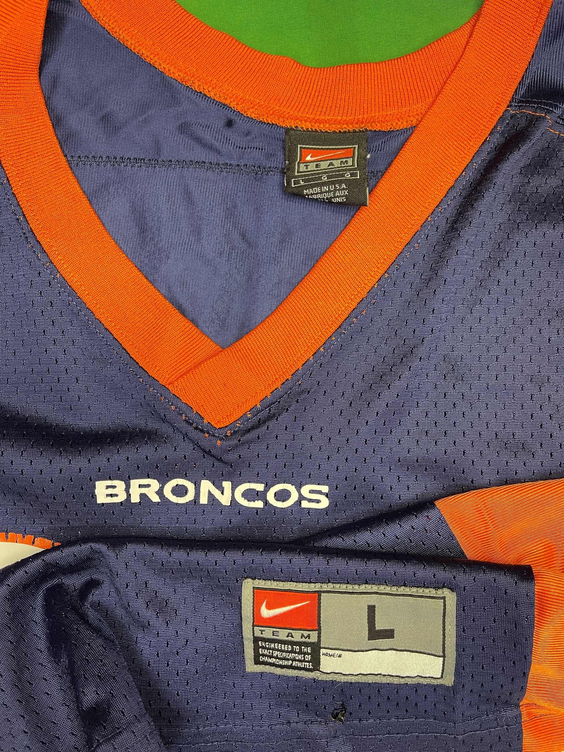 NFL Denver Broncos Shannon Sharpe #84 Vintage Jersey Men's Large