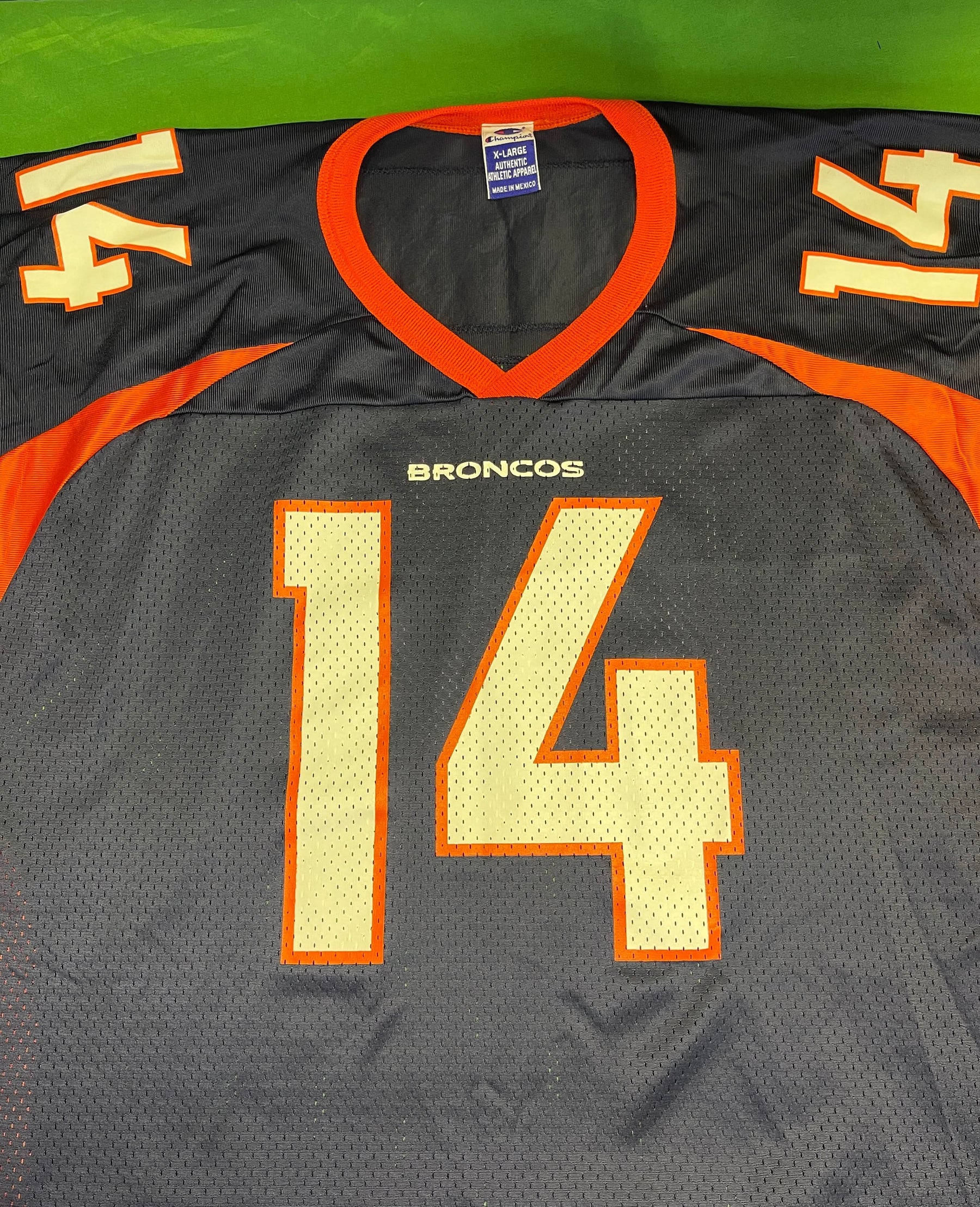 NFL Denver Broncos Brian Griese #14 Champion Vintage Jersey Men's X-Large